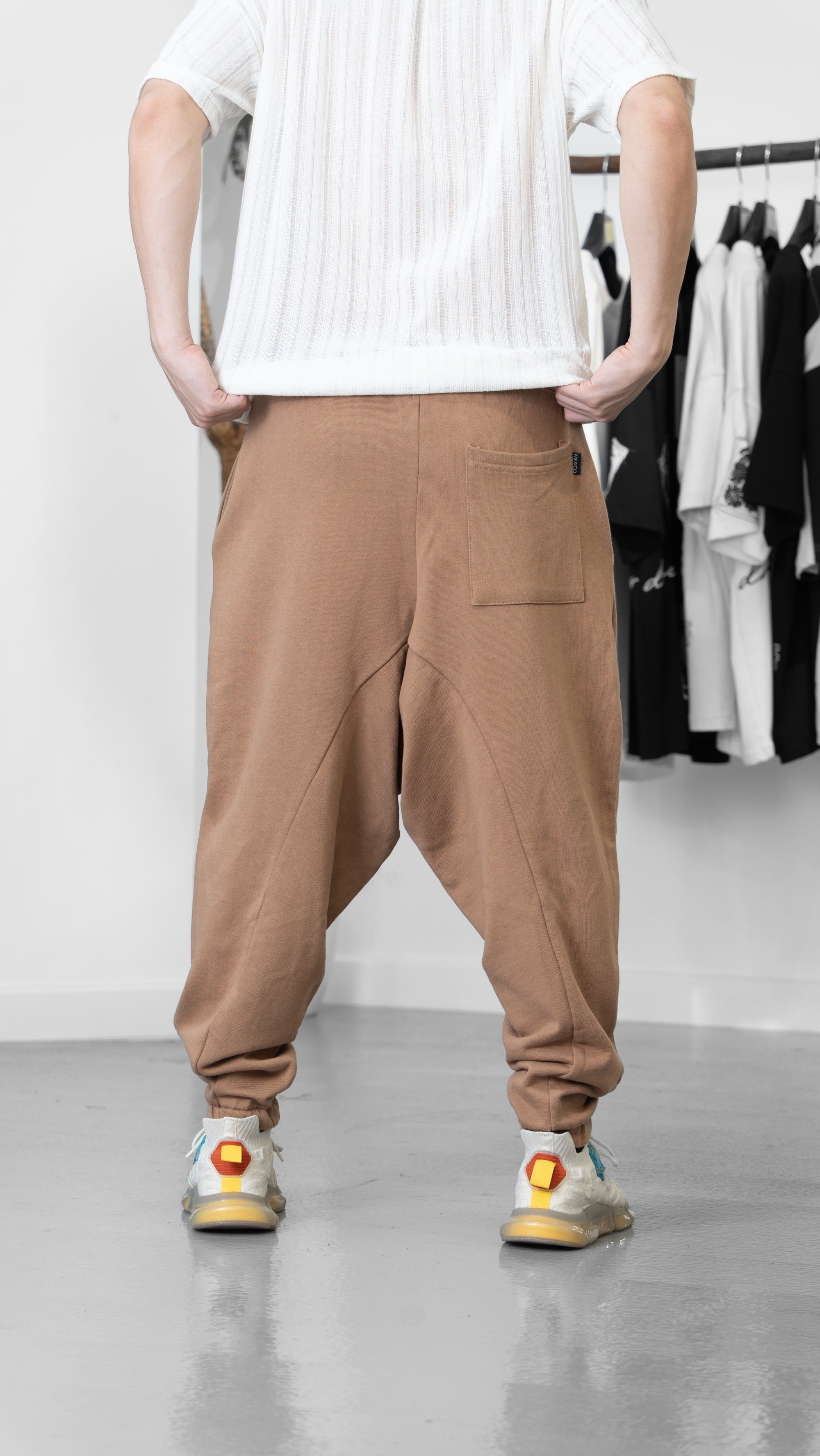 3 İplik Kahve Spor Şalvar COC1209