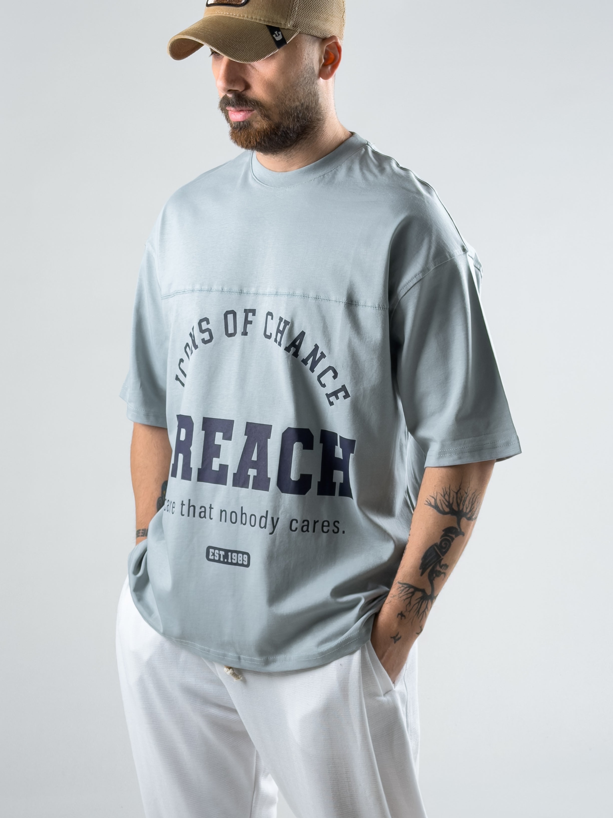 Antrasit Preach Erkek T-Shirt COC2997