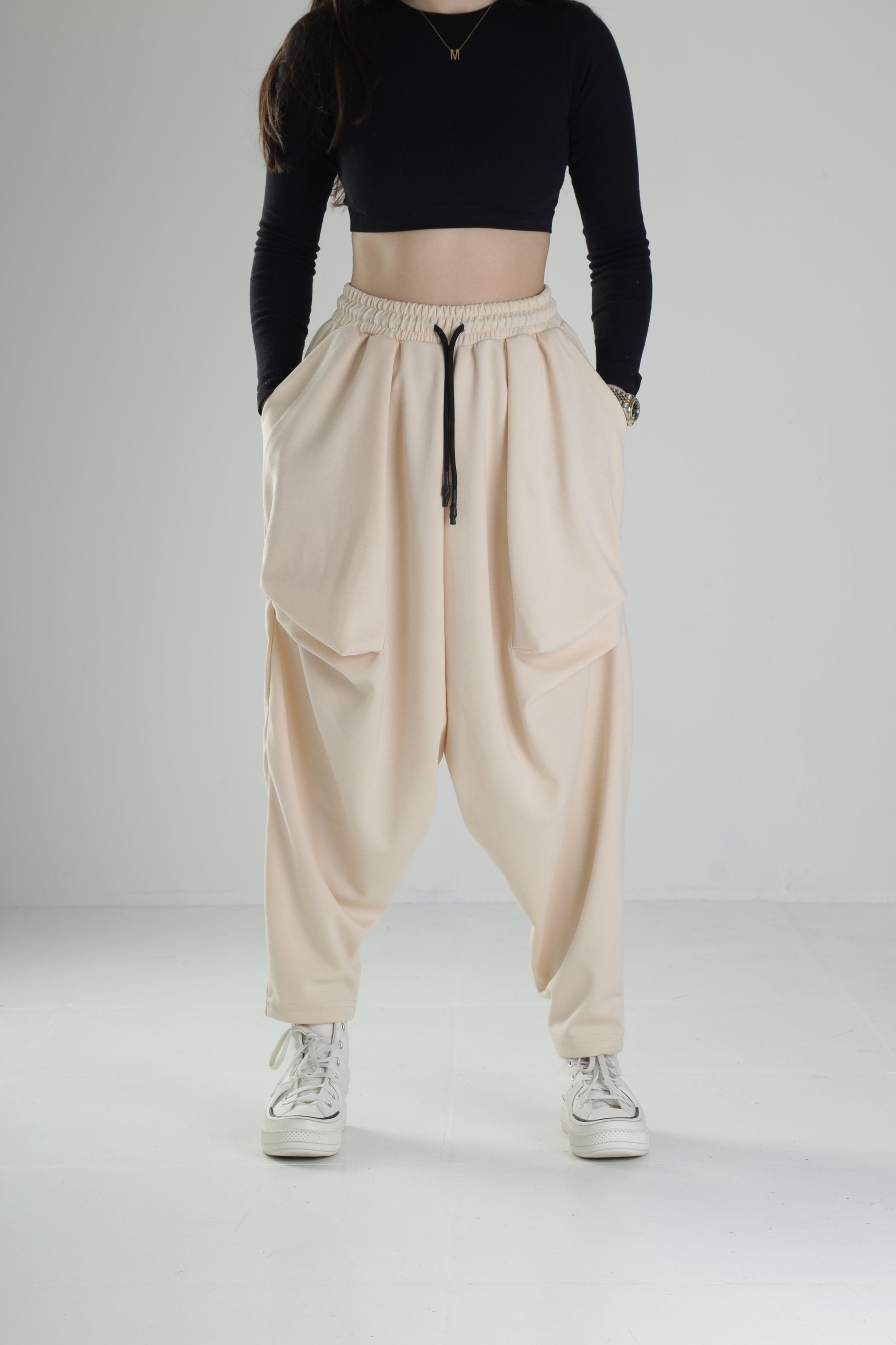 Bej Avangard Şalvar COC1894