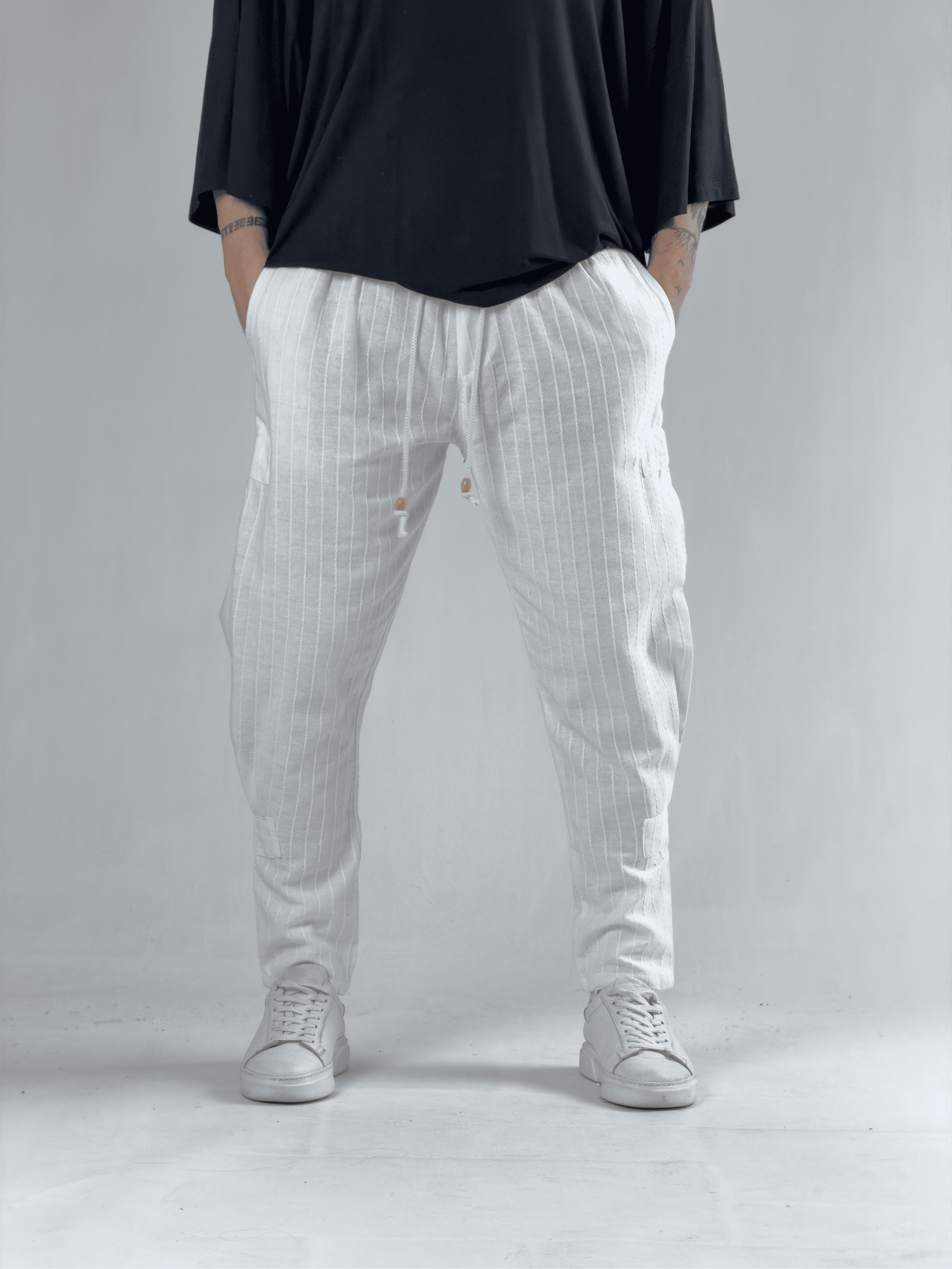 Beyaz Erkek Hazar Pantolon COC3161