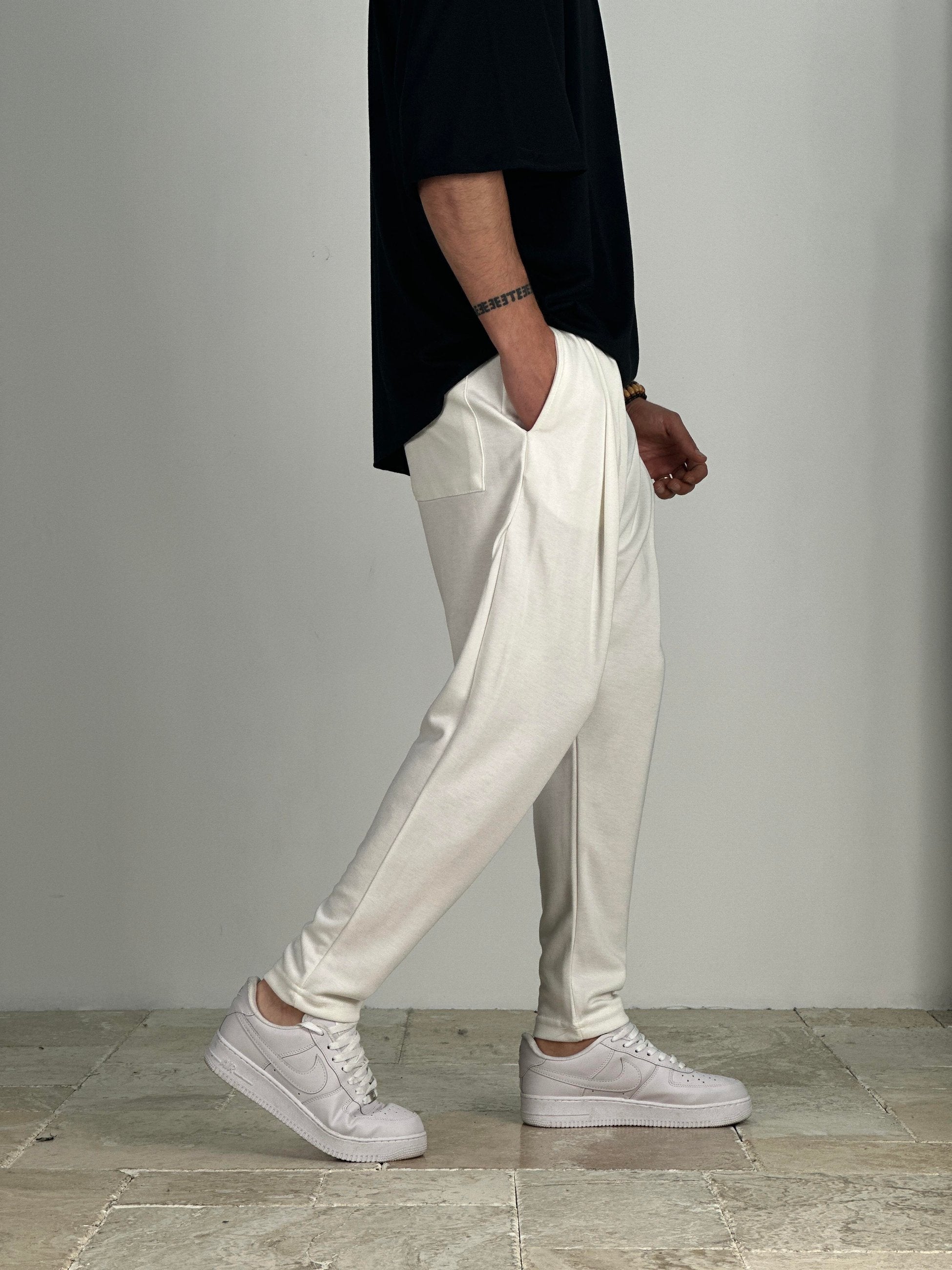 Beyaz Havuç Pantolon COC2436