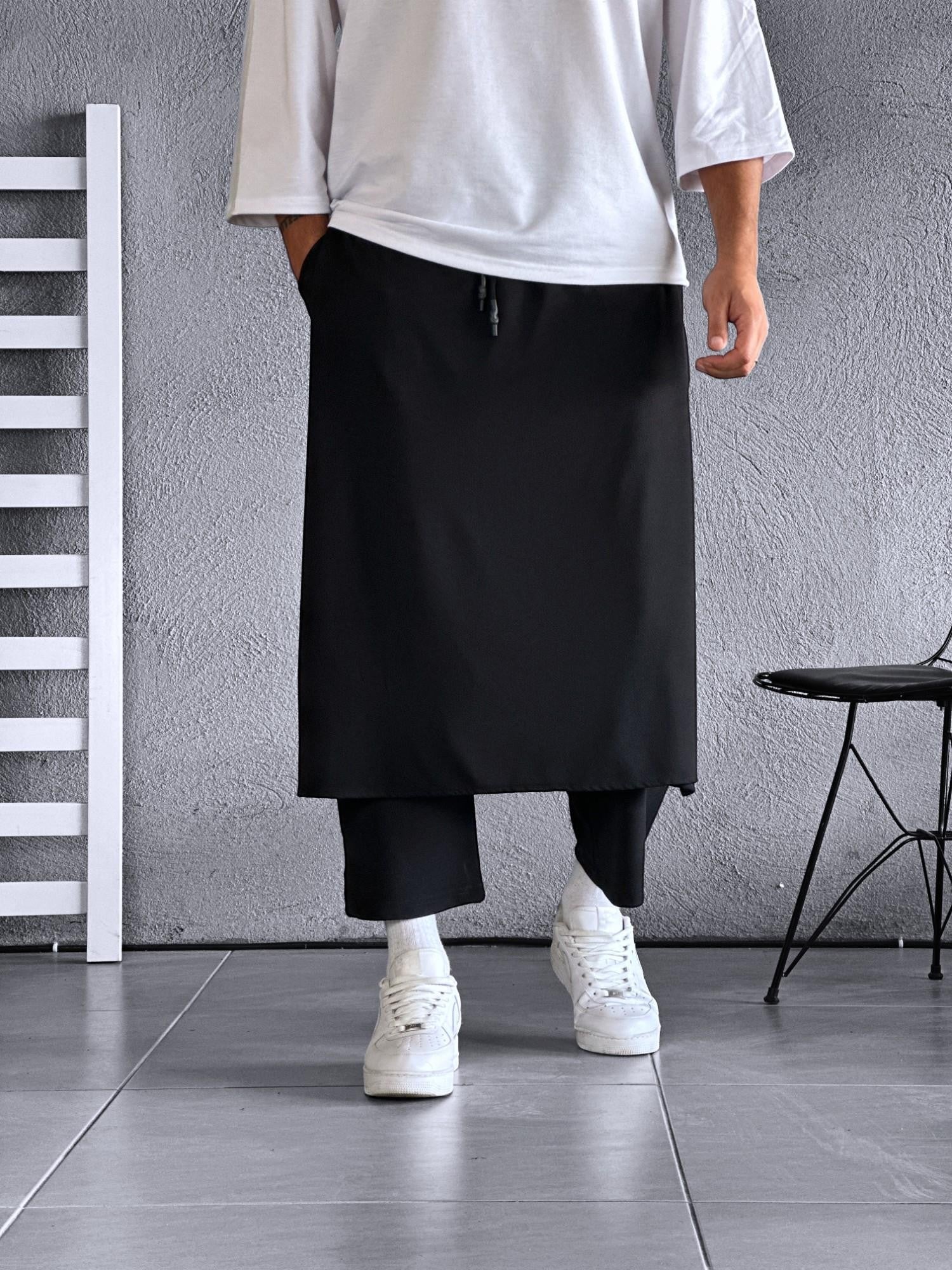 Boyfriend Siyah Samurai Pantolon COC2463