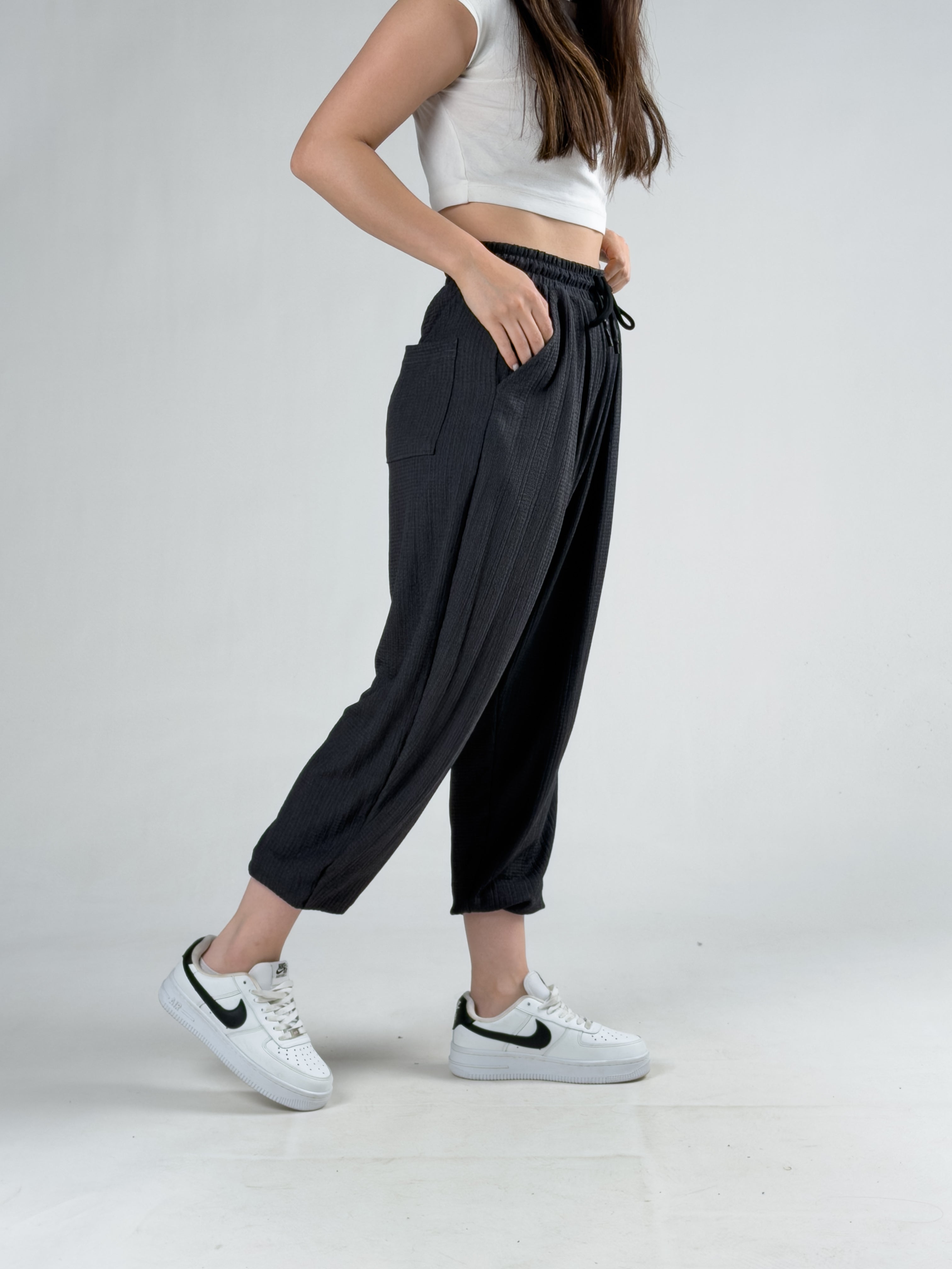 Bürümcük Antrasit Kadın Jogger Pantolon COC3182