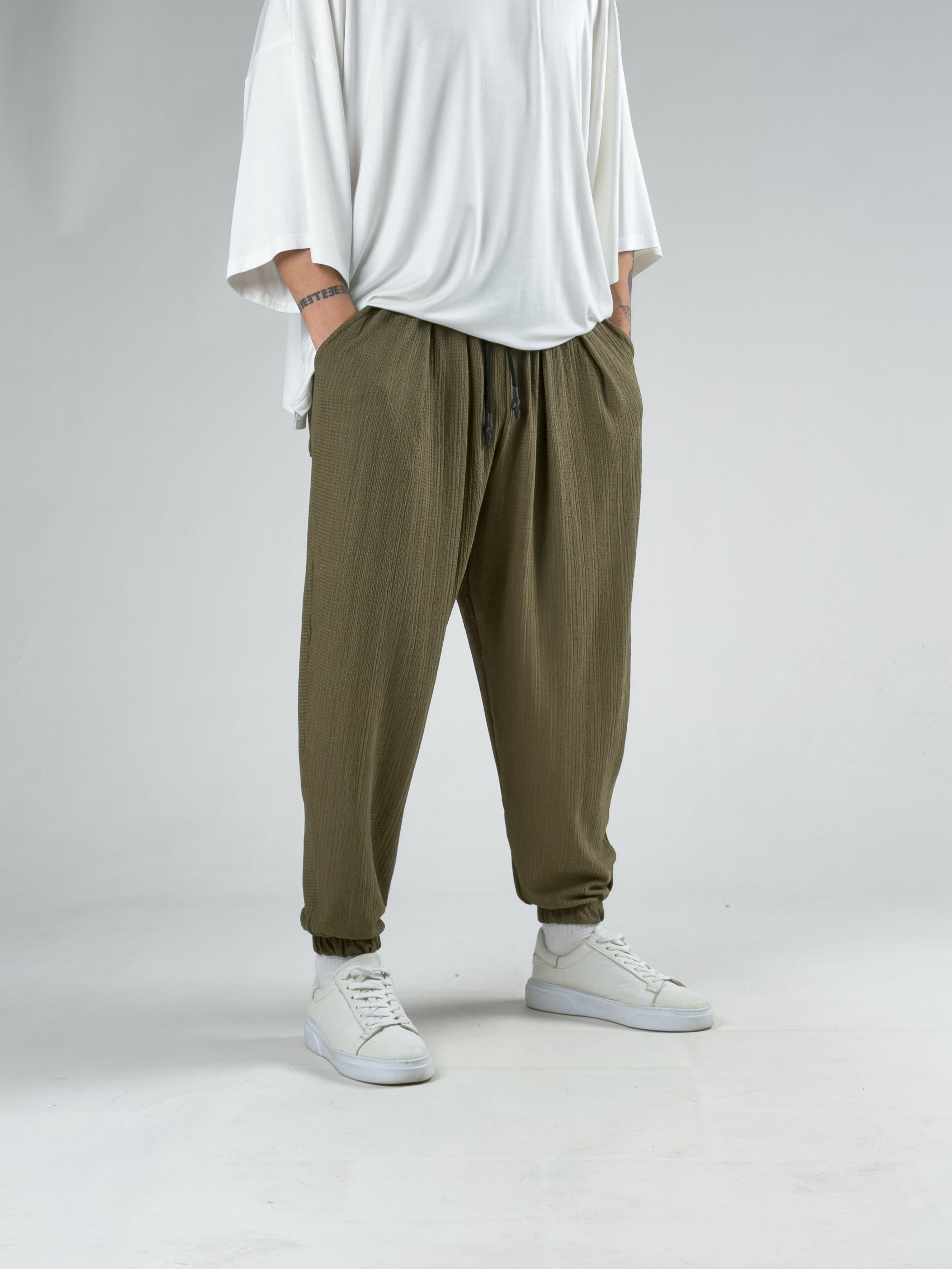 Bürümcük Haki Erkek Jogger Pantolon COC3178
