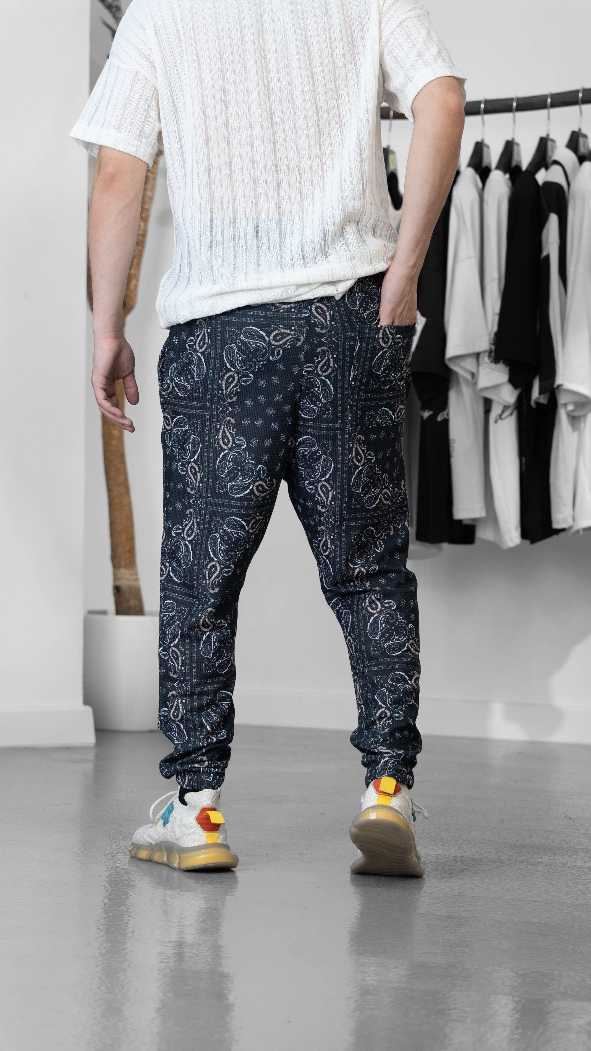 Çiçek Desenli Jogger Pantolon COC1239