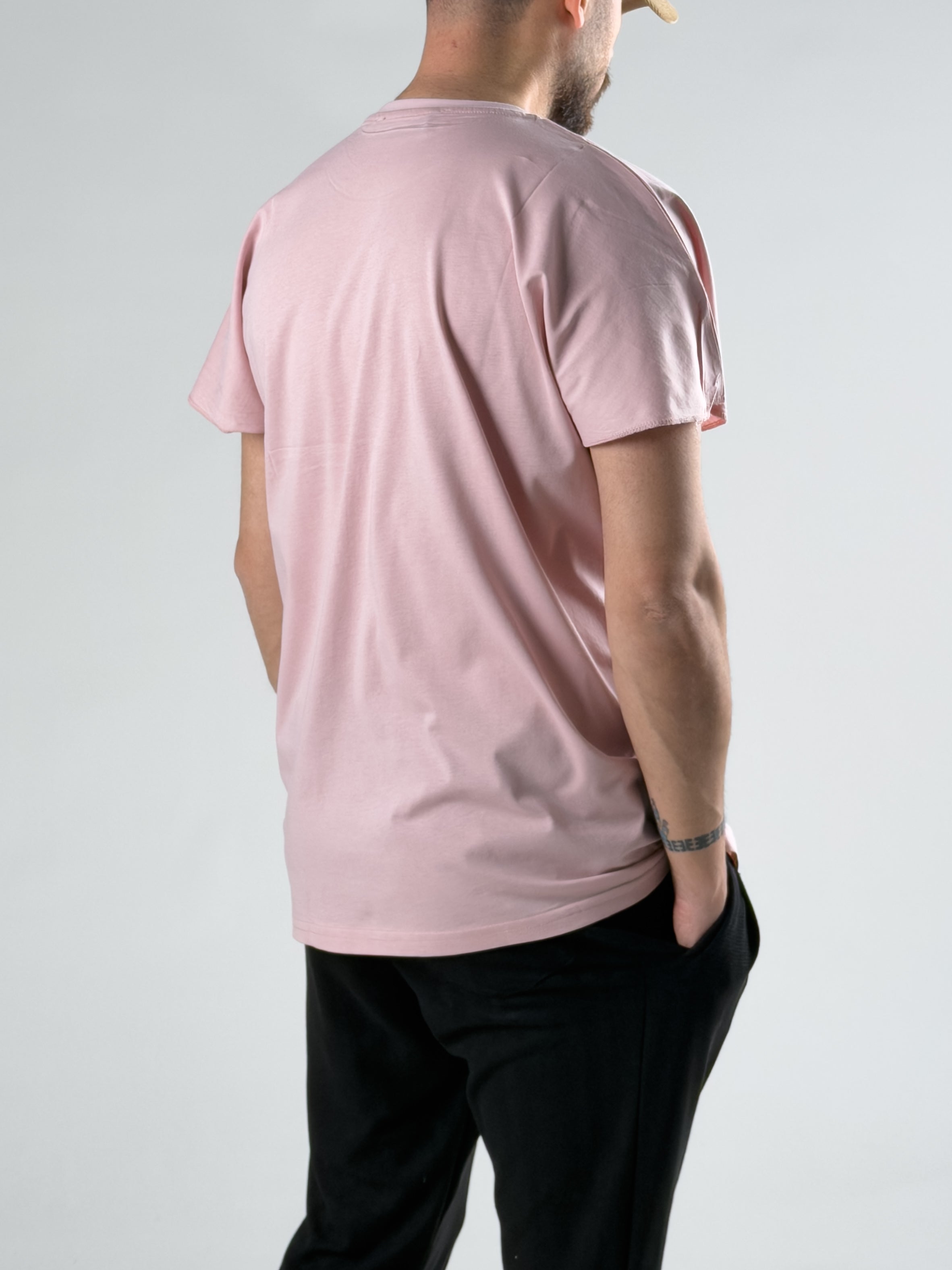 Çift Parça Pudra Erkek T-Shirt COC3003