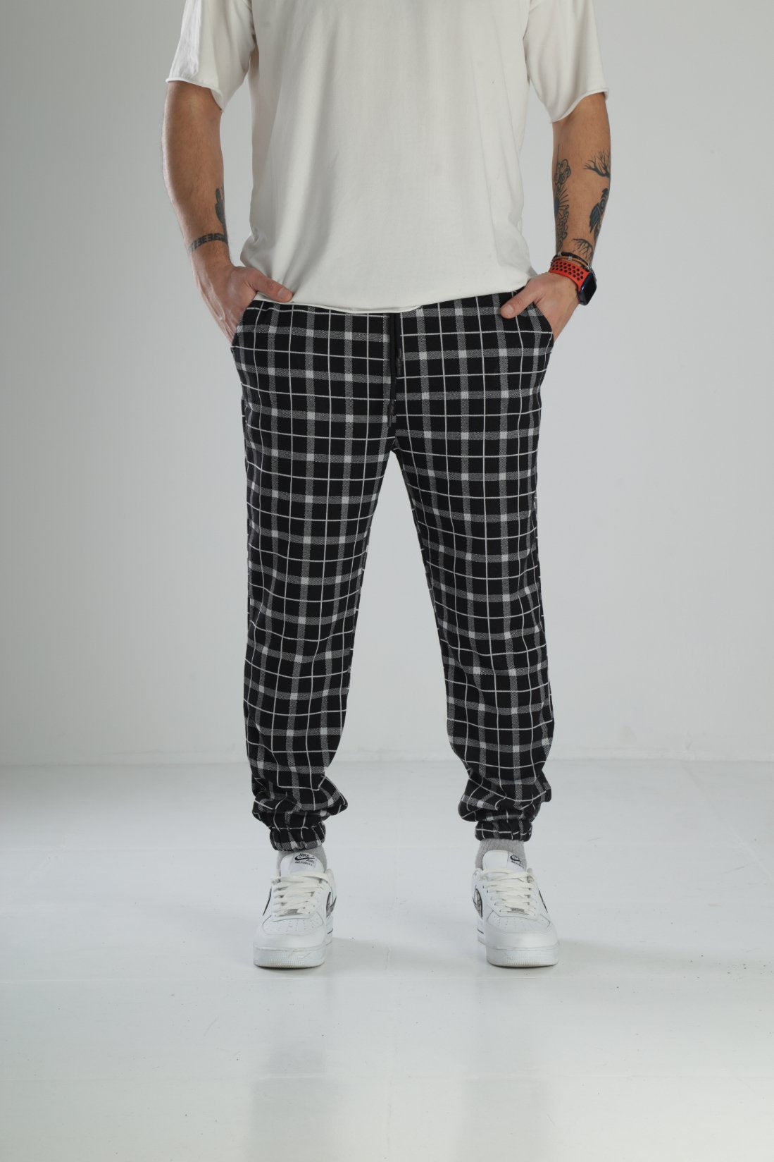 Dama Desenli Jogger Pantolon COC2357