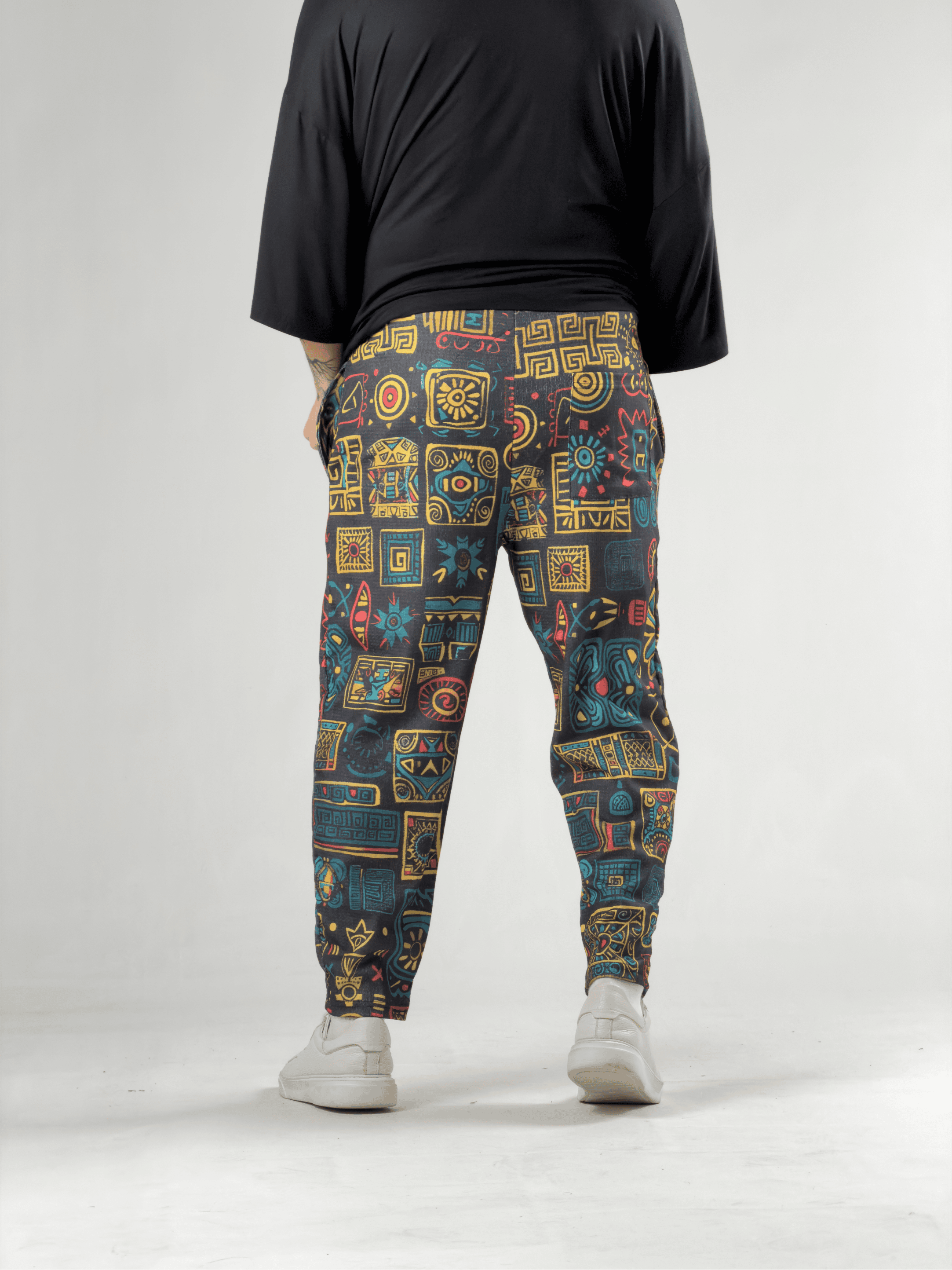Desenli Erkek Baget Pantolon COC3105