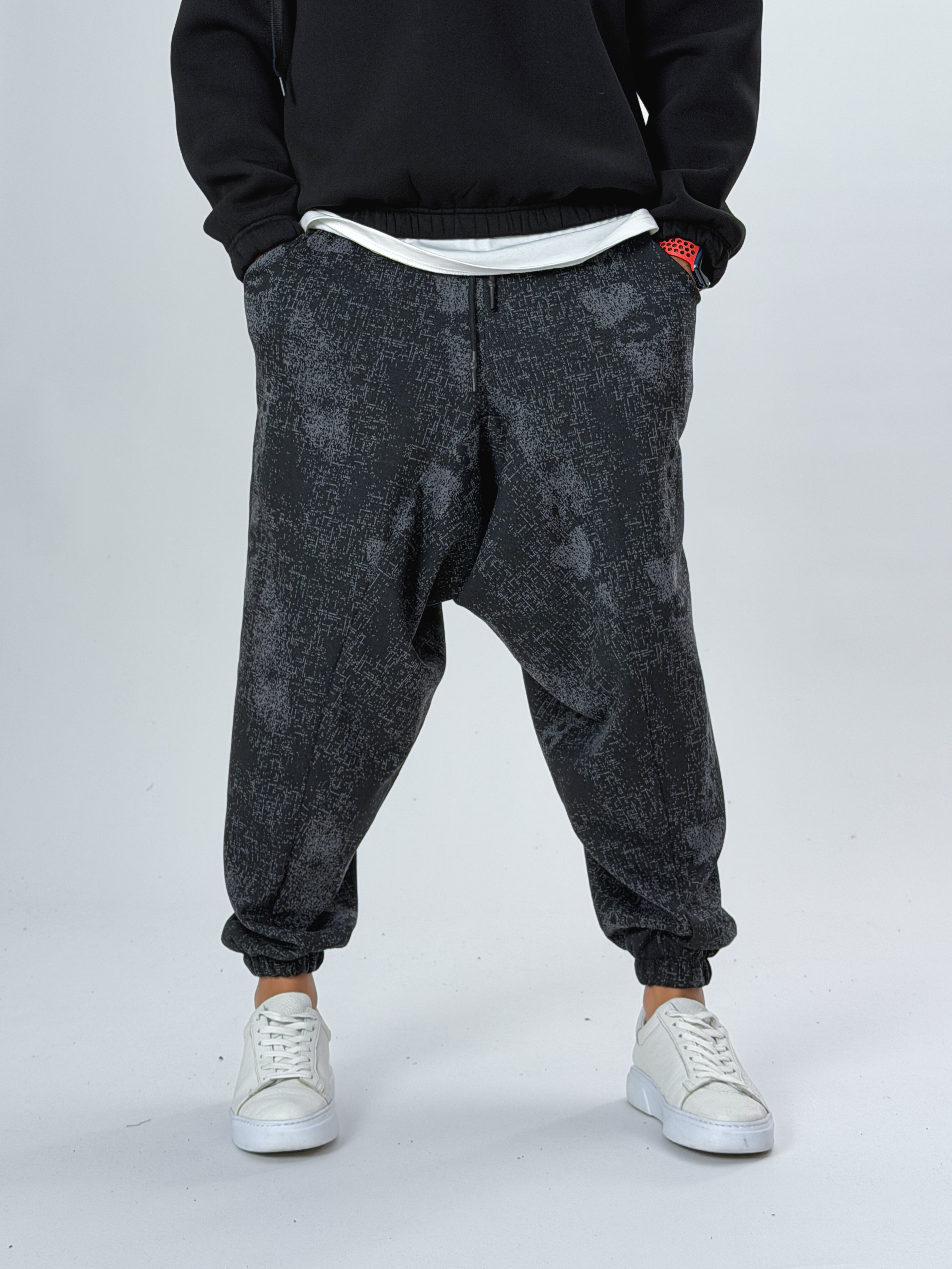 Desenli Erkek Spor Şalvar COC2529