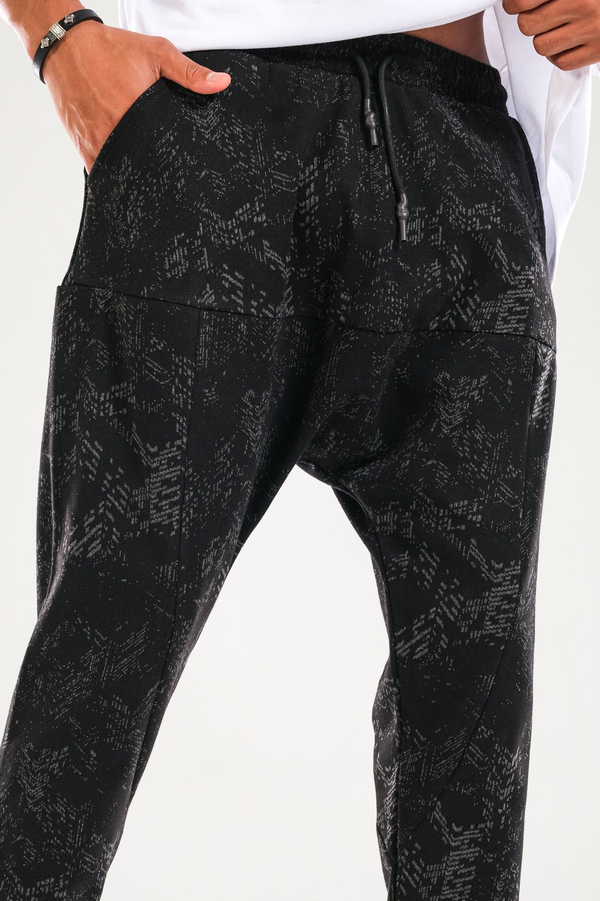 Gölge Desenli Harem Jogger COC1119