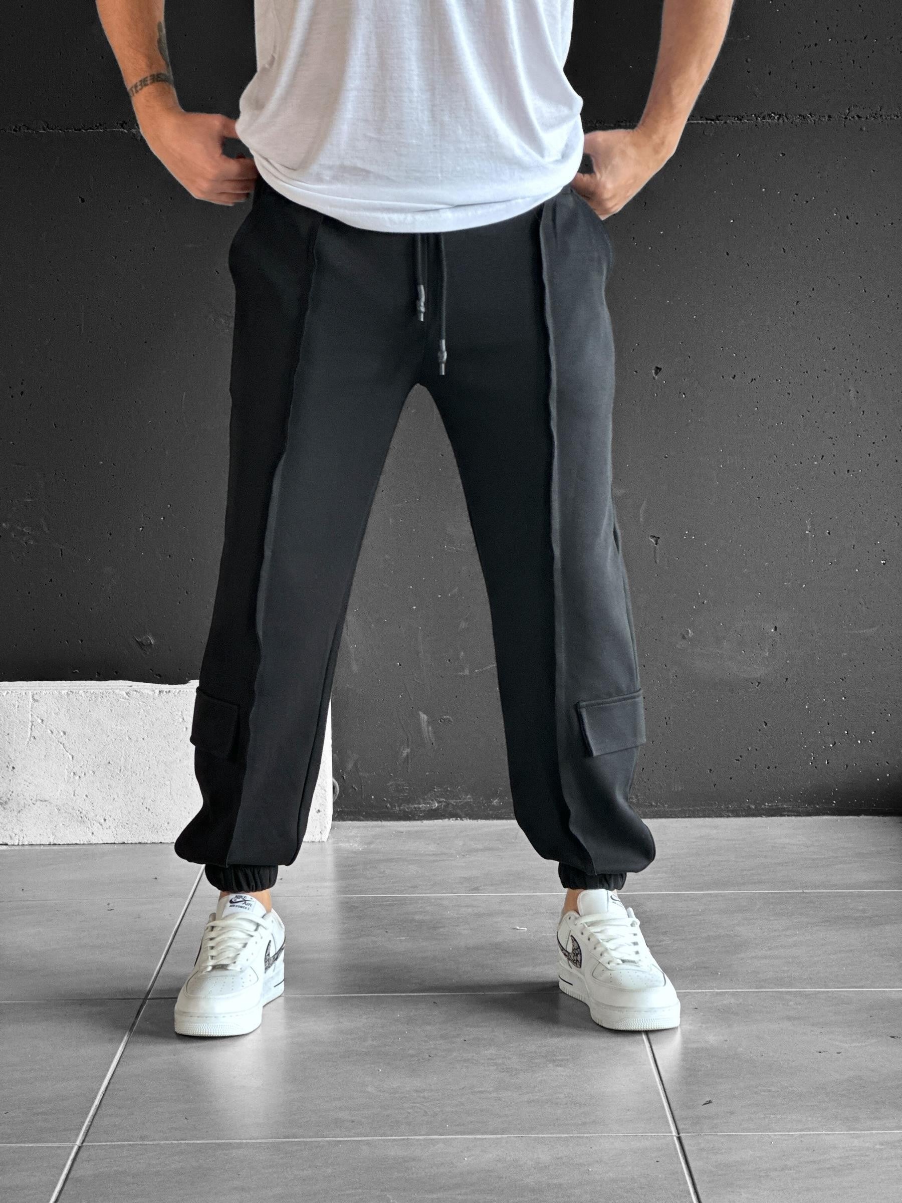 Diz Cep Detaylı Çimalı Jogger Pantolon COC2368
