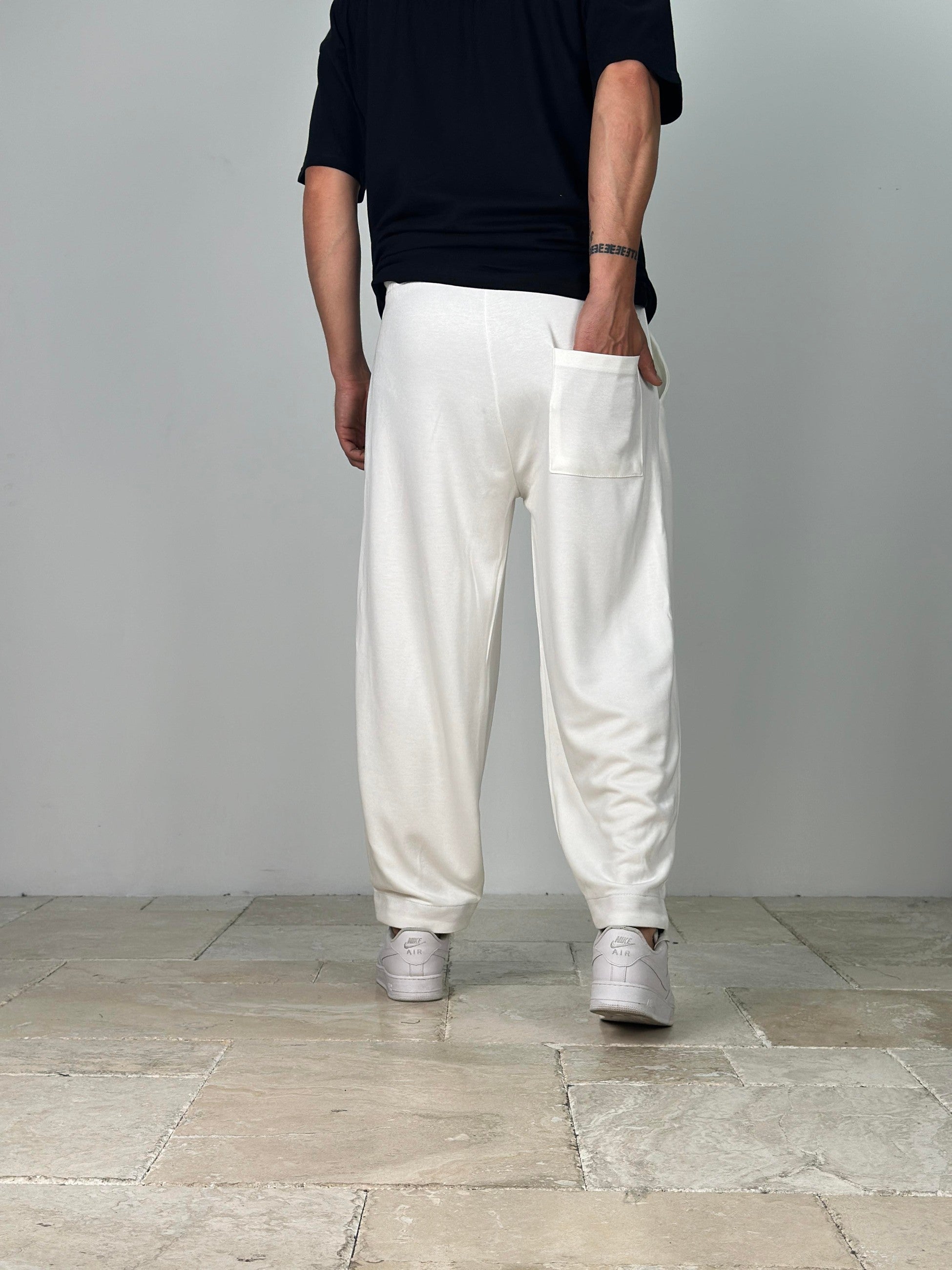 Double Paça Detaylı Ekru Pantolon COC1768