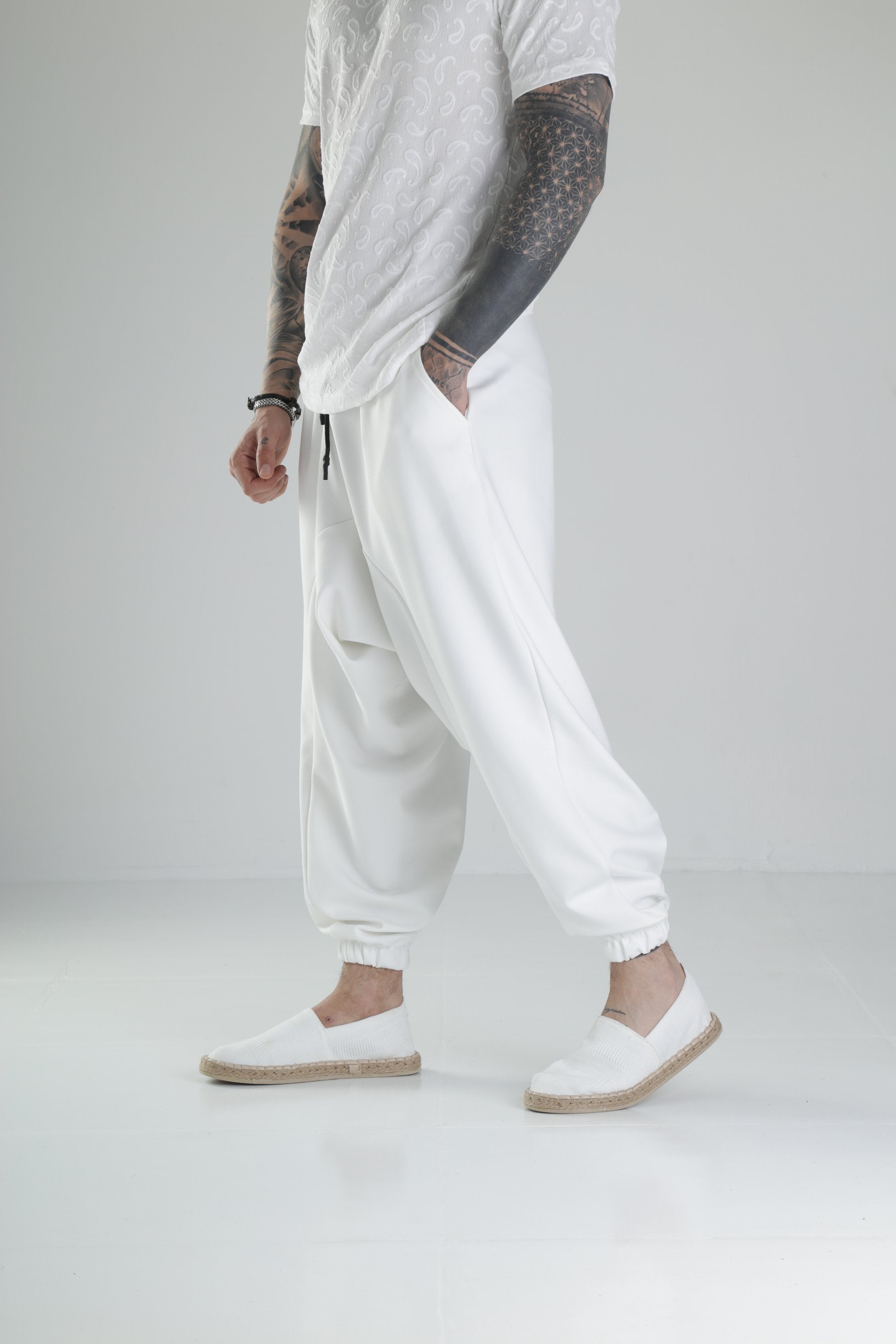 Ekru Spor Şalvar COC2380