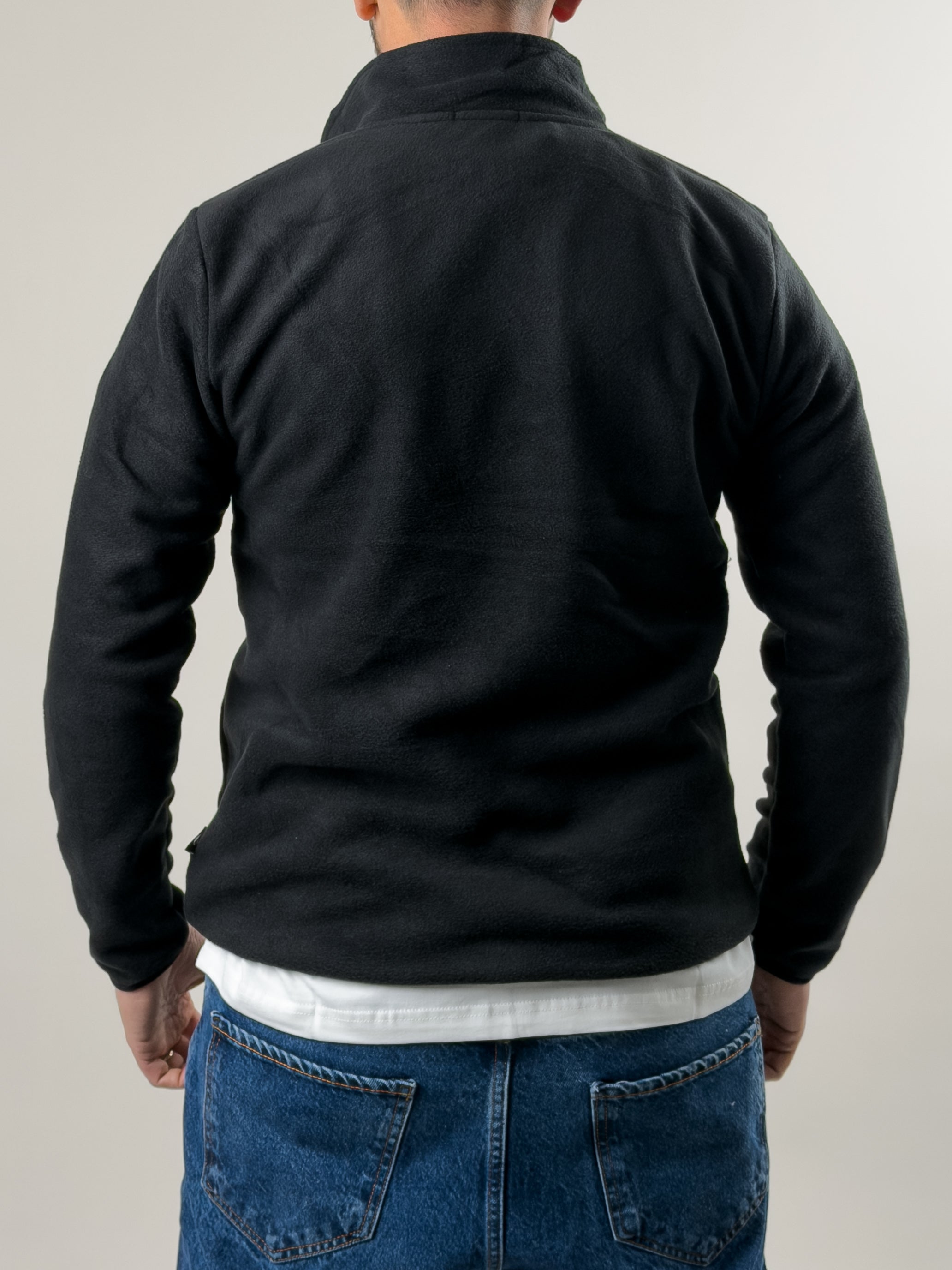 Erkek Siyah Polar Sweatshirt COC2569