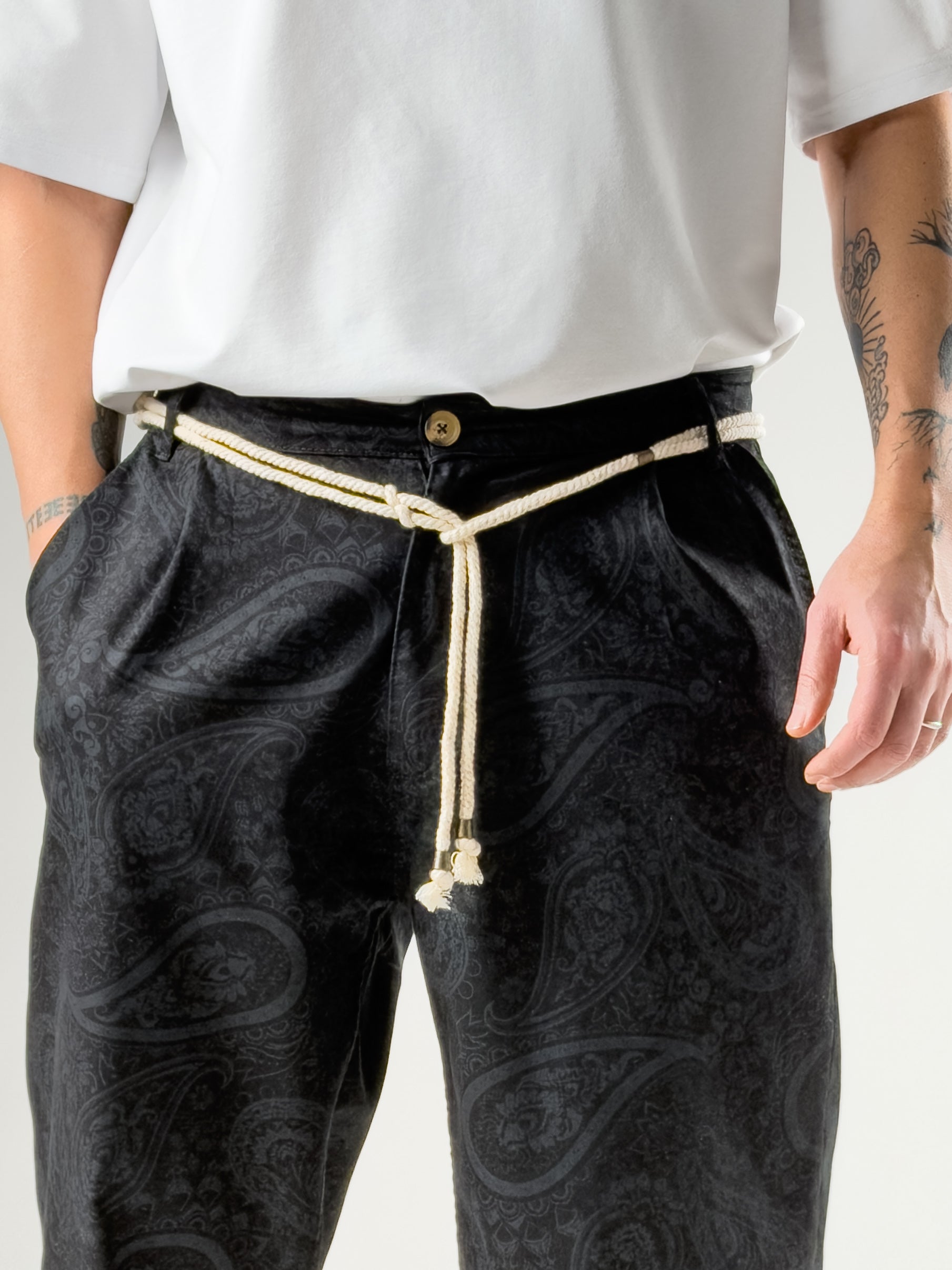 Etnik Desenli Erkek Baggy Pantolon COC2801