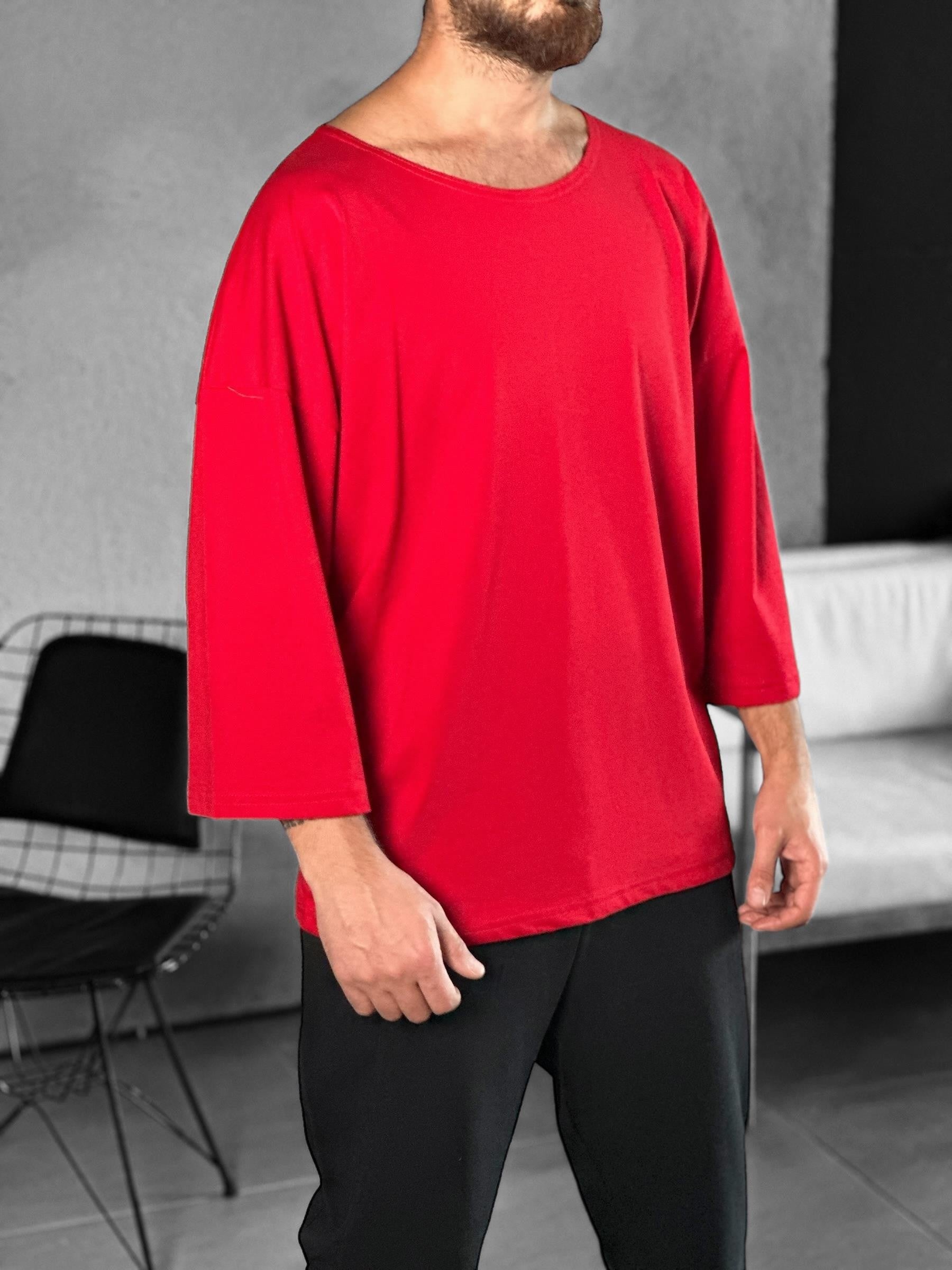 Fakir Kol Kırmızı Bohem T-Shirt COC2270