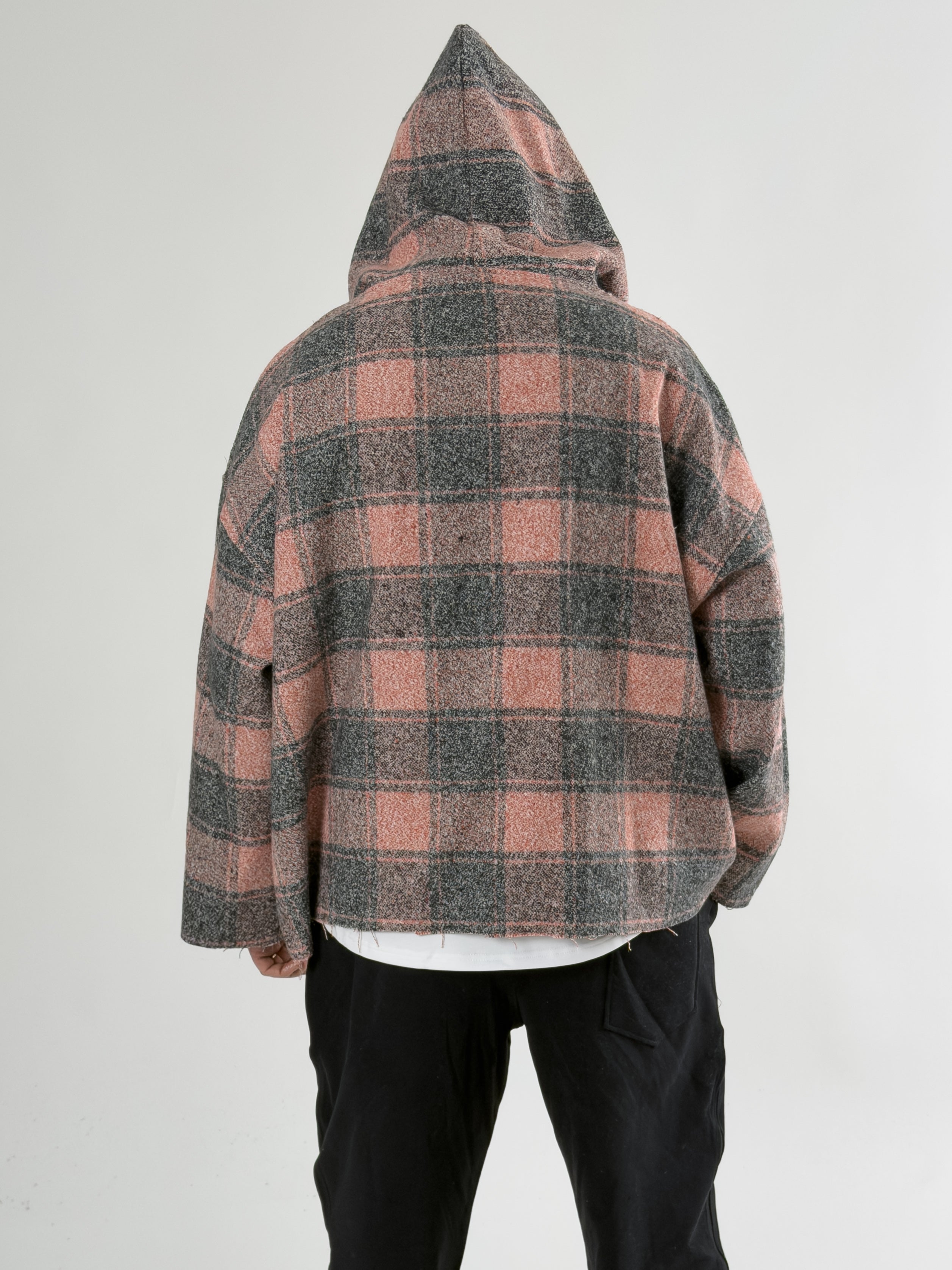 Fermuar Detaylı Kapüşonlu Kiremit Erkek Sweat COC2741