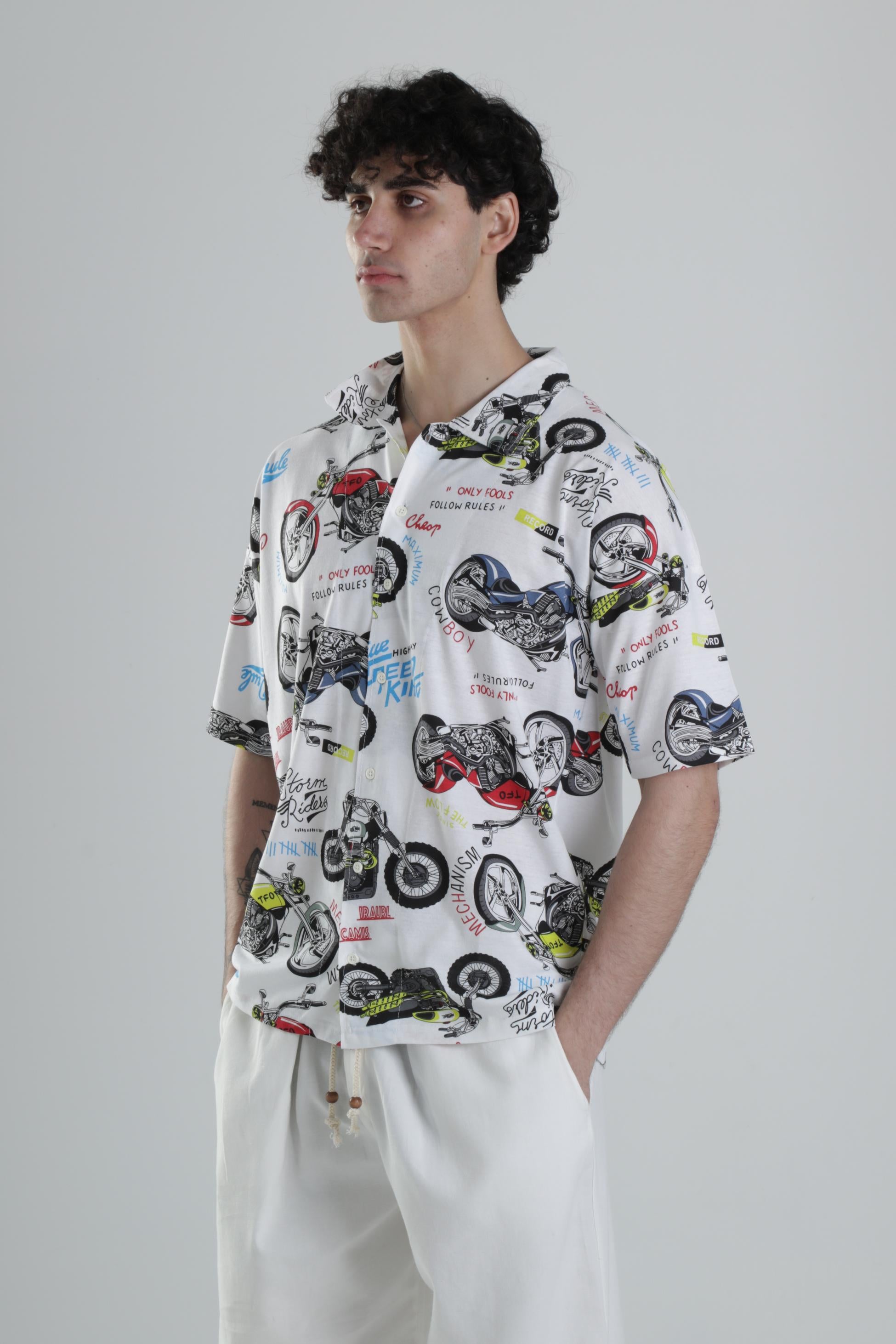 Funny Moto Gömlek COC2292