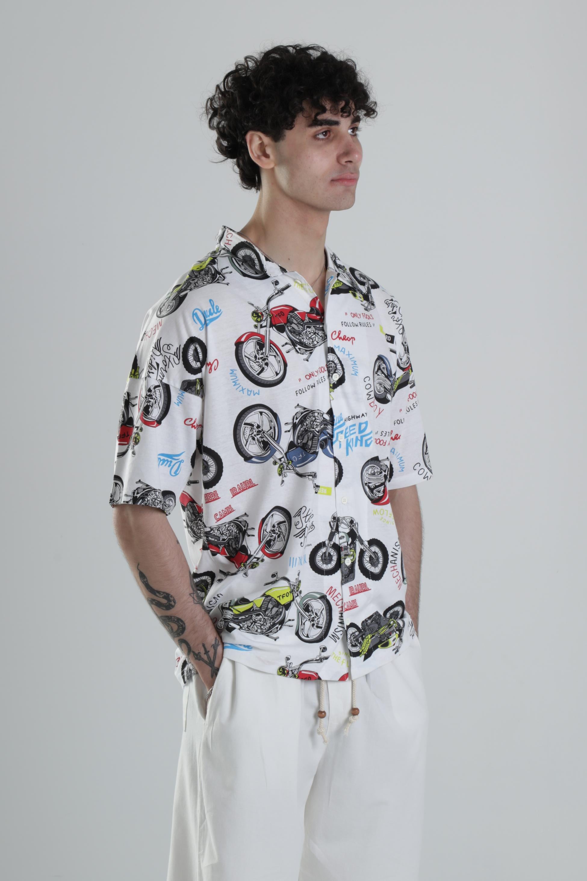 Funny Moto Gömlek COC2292