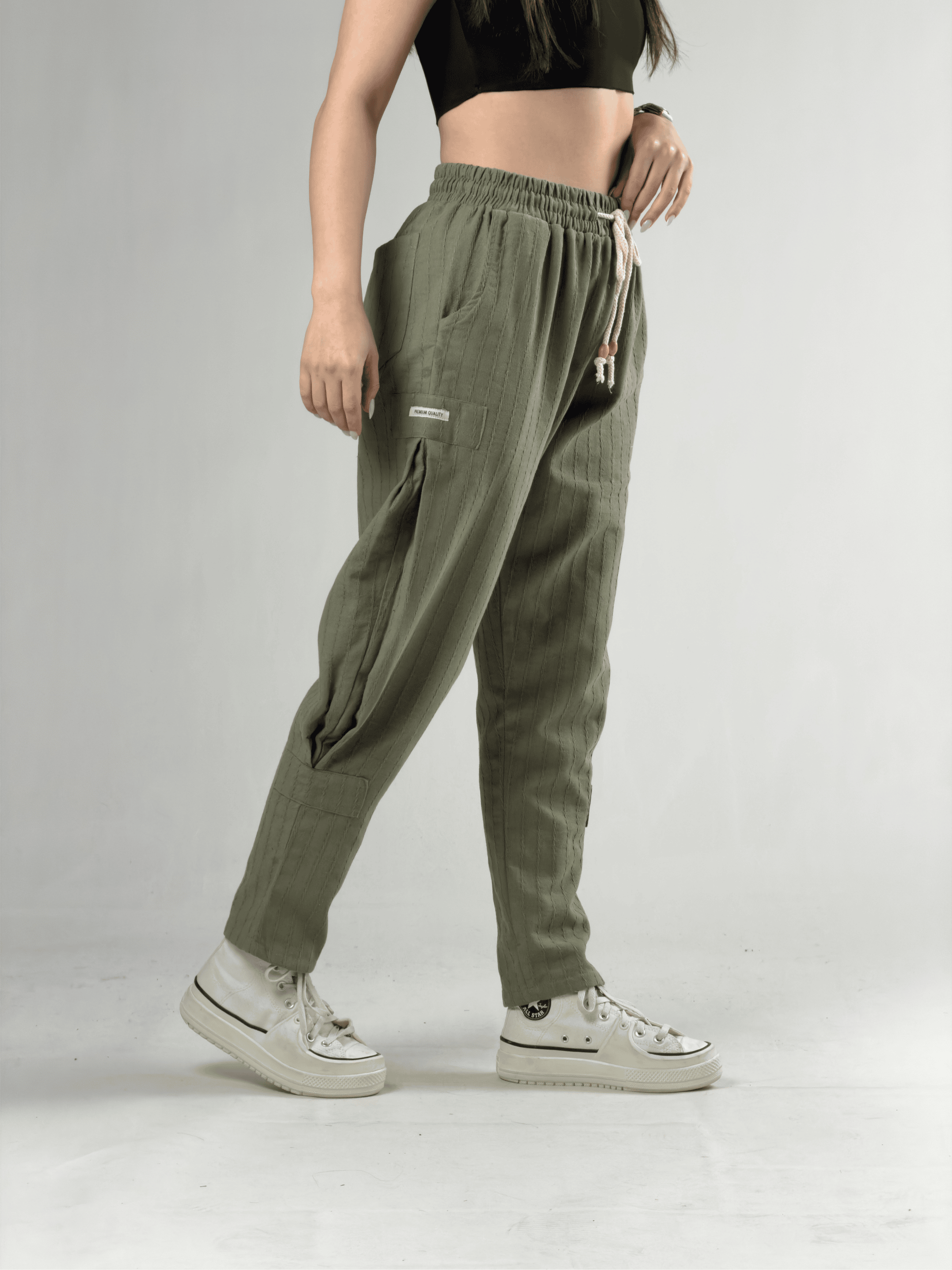 Haki Kadın Hazer Pantolon COC3152