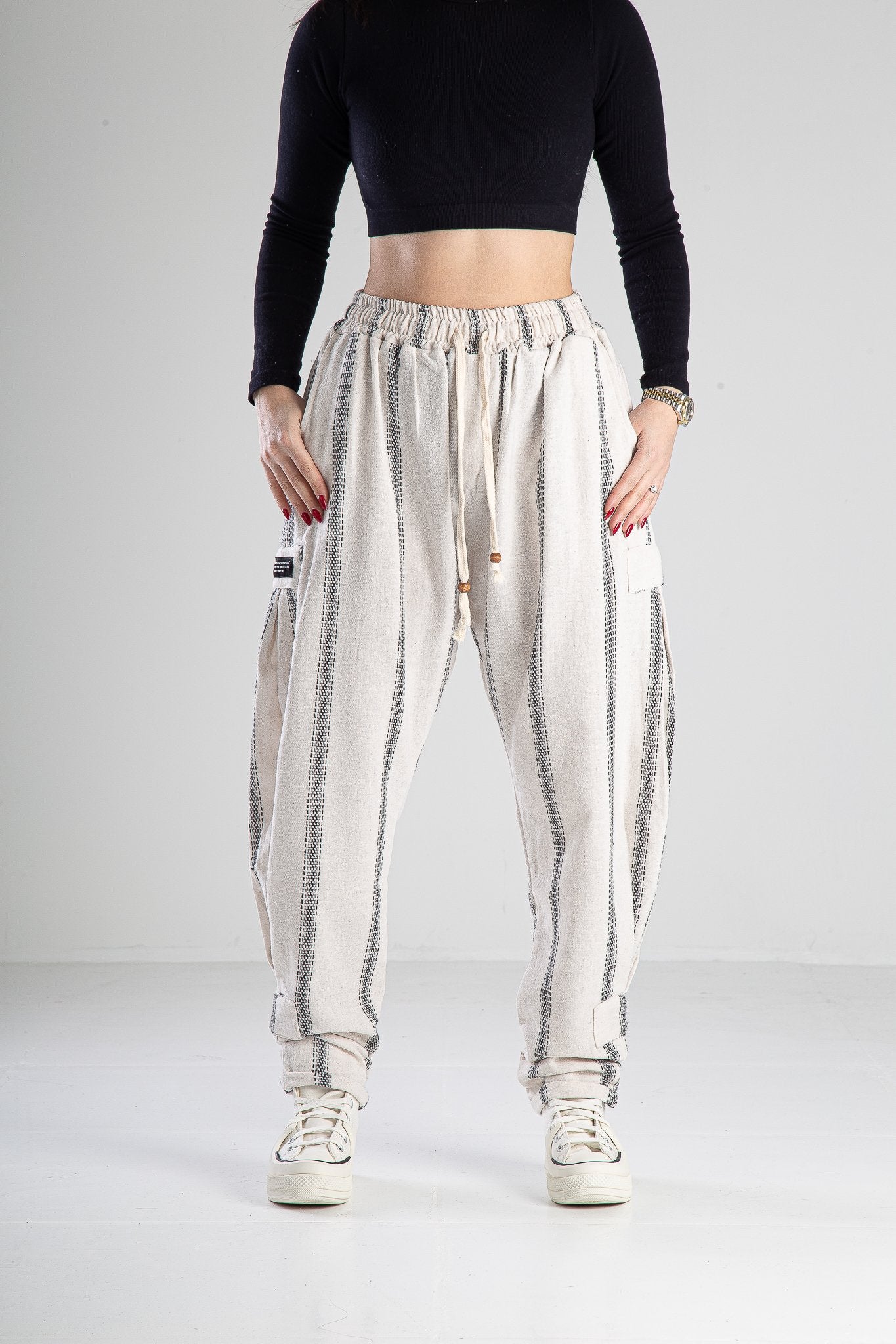 Hazer Keten Jogger Pantolon COC2140