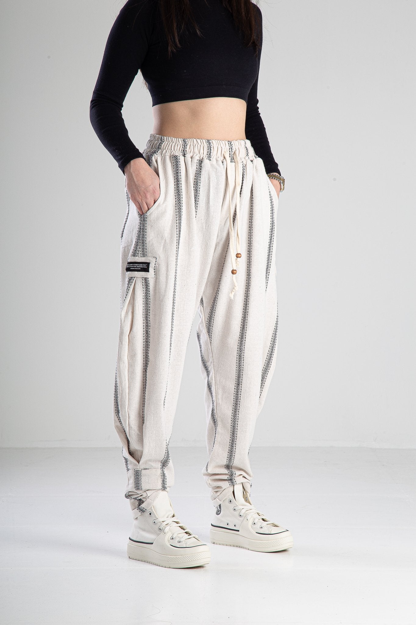 Hazer Keten Jogger Pantolon COC2140