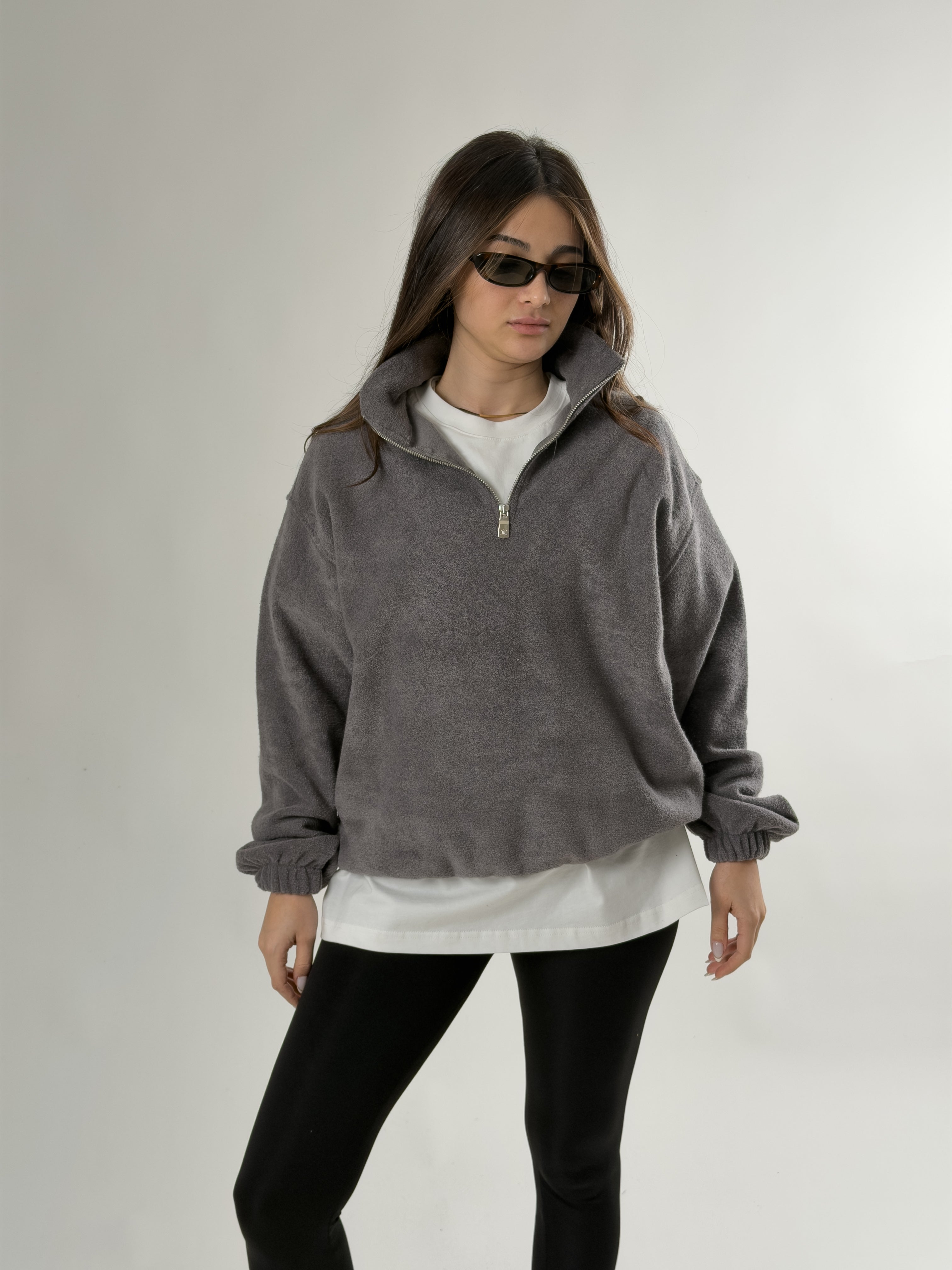 Kadın Gri Sweatshirt COC2684