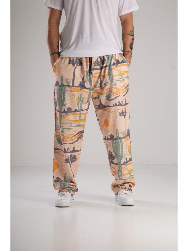 Kaktüs Desenli Baggy Pantolon COC2170