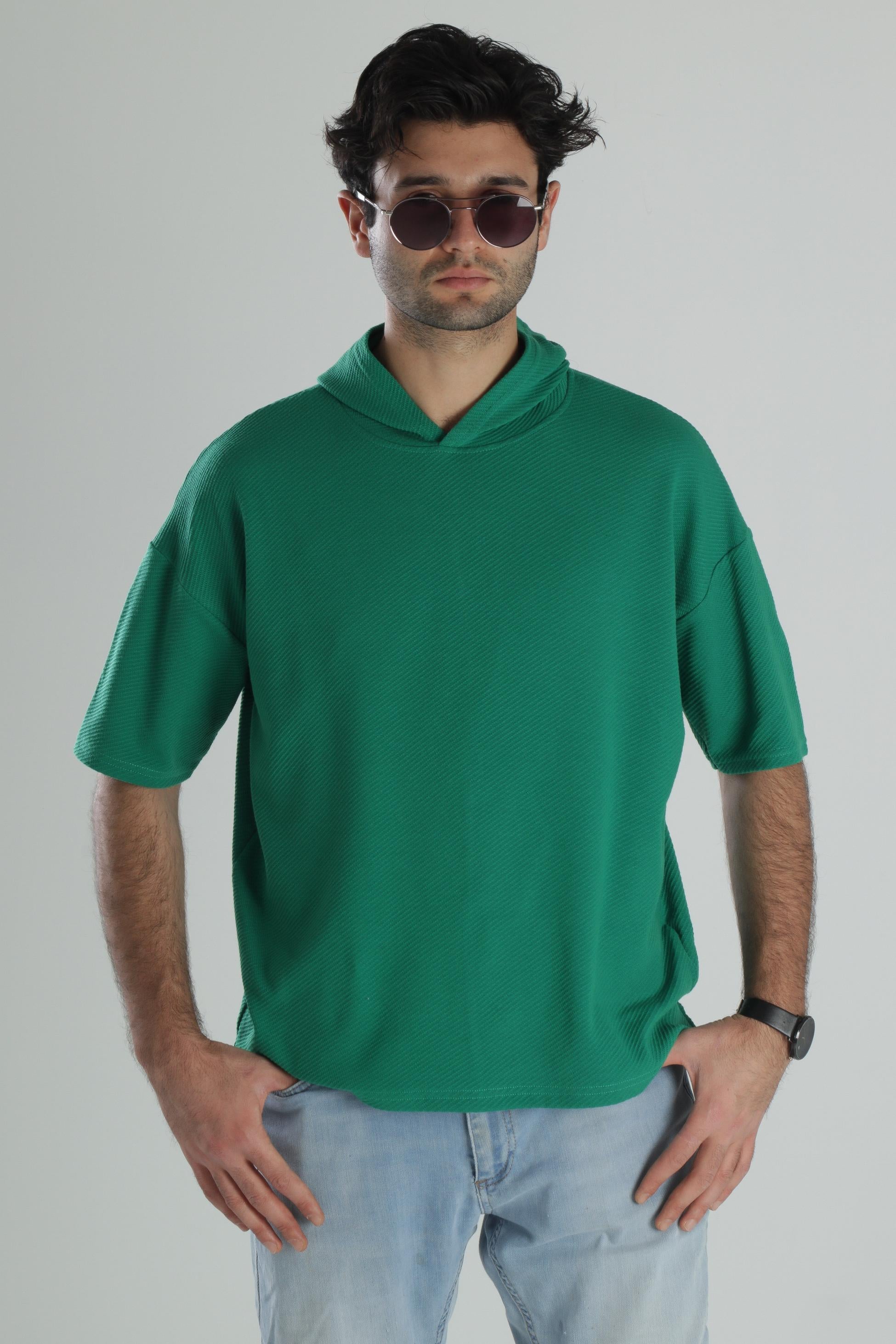 Kapüşonlu Fakir Kol T-Shirt COC2180