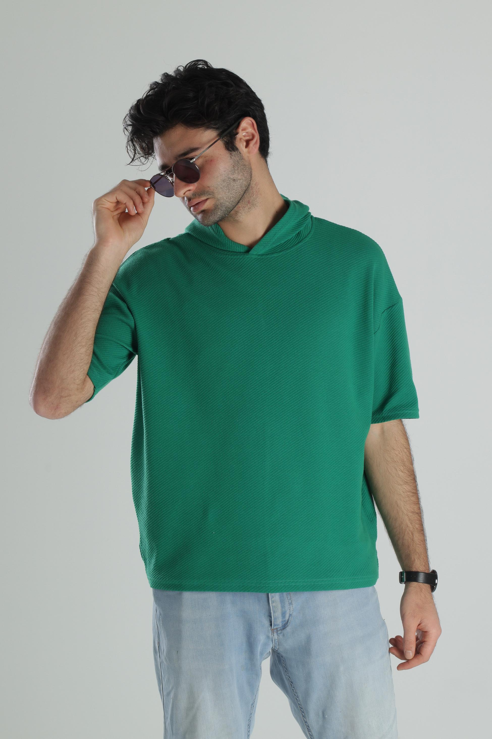 Kapüşonlu Fakir Kol T-Shirt COC2180