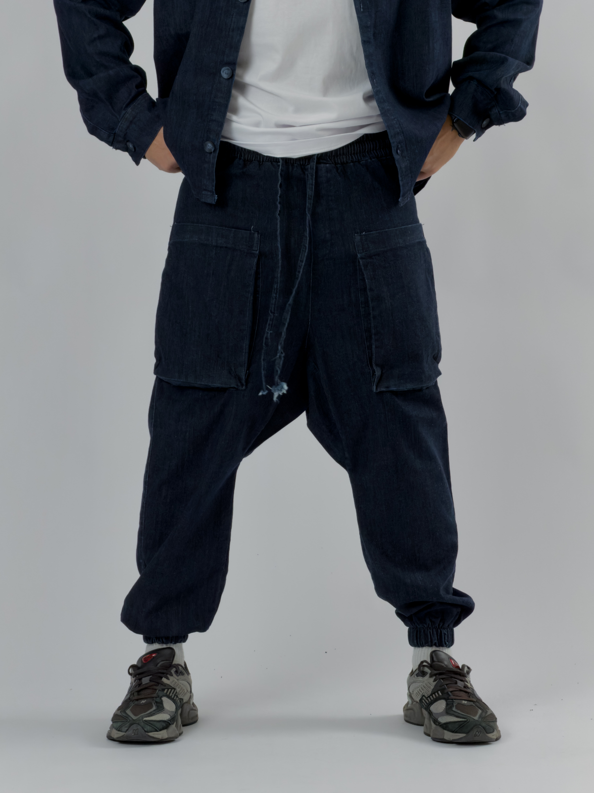 Lacivert Denim Erkek Takım COC3418