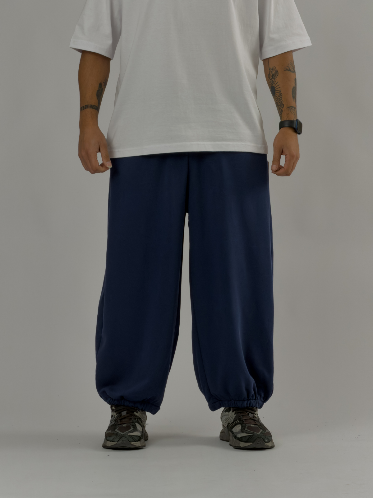 Lacivert Oversize Baggy Erkek Pantolon COC3417