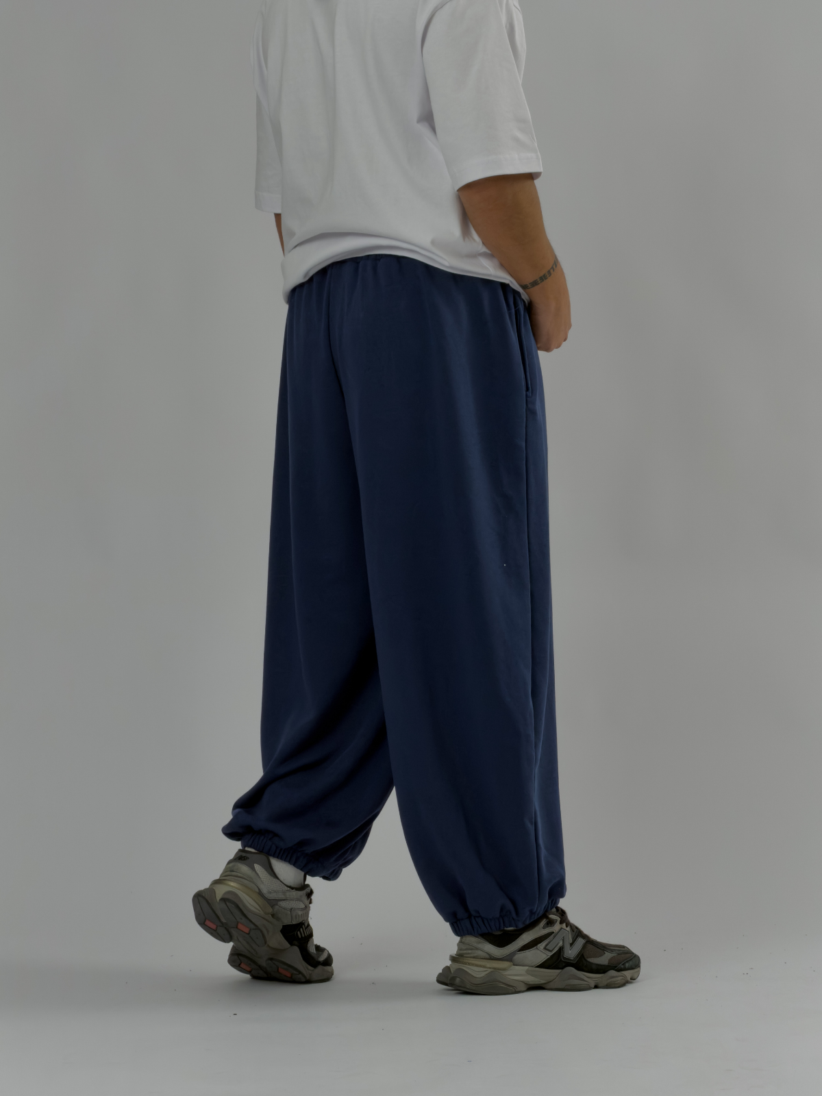 Lacivert Oversize Baggy Erkek Pantolon COC3417