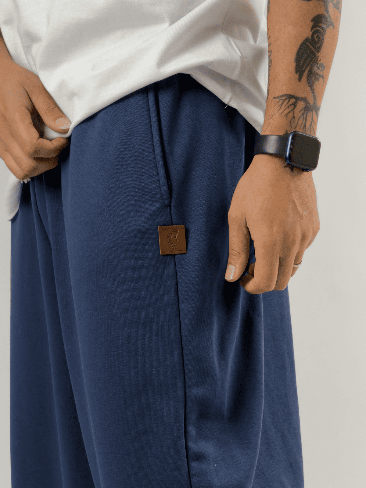 Lacivert Oversize Baggy Erkek Pantolon COC3417