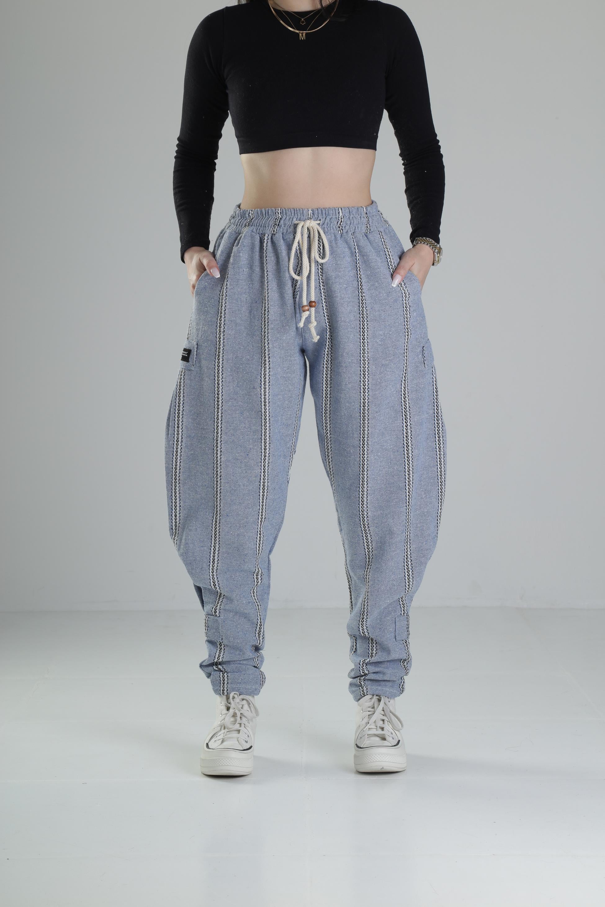 Mavi Hazer Keten Jogger Pantolon COC2040