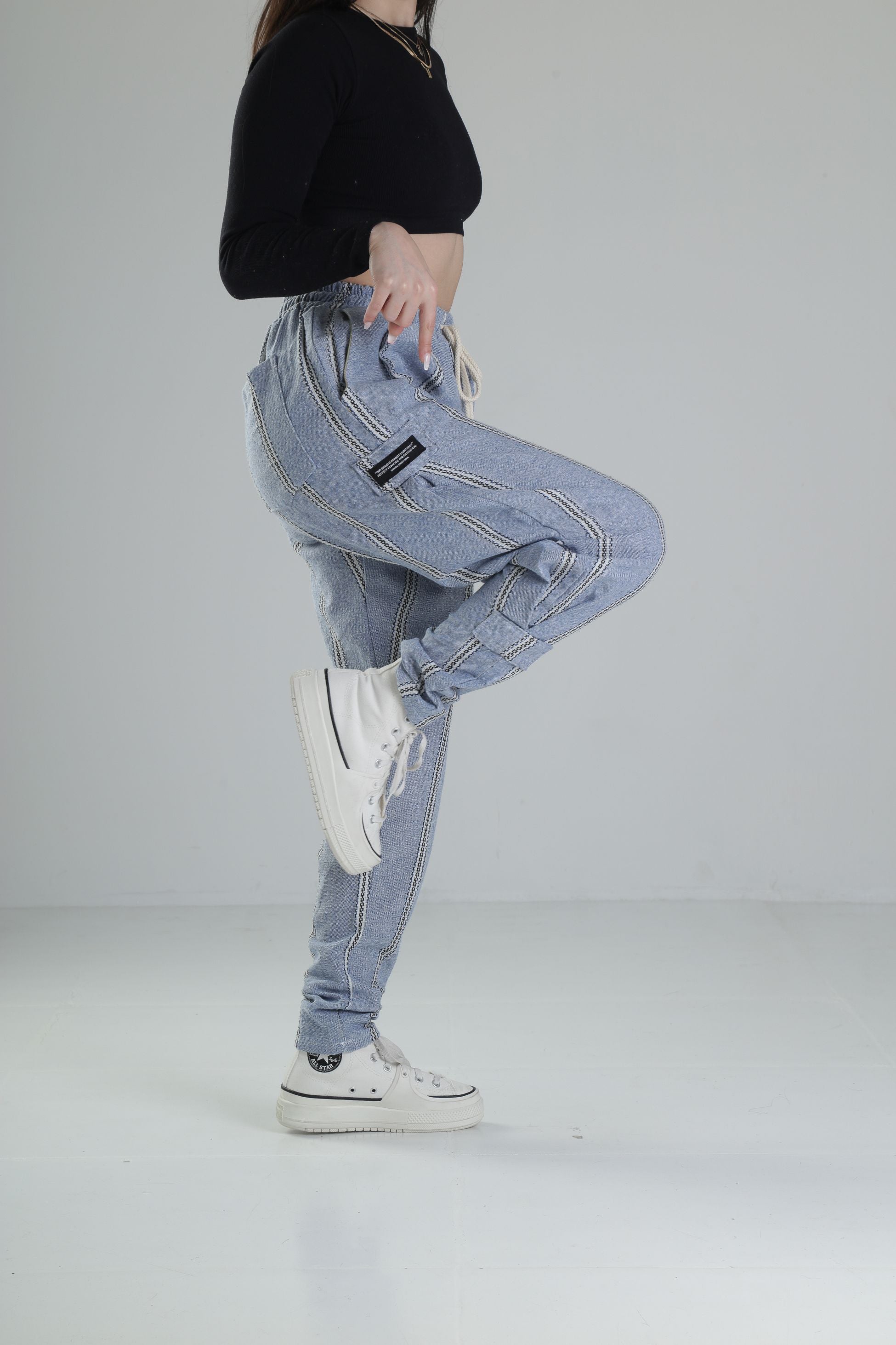 Mavi Hazer Keten Jogger Pantolon COC2040