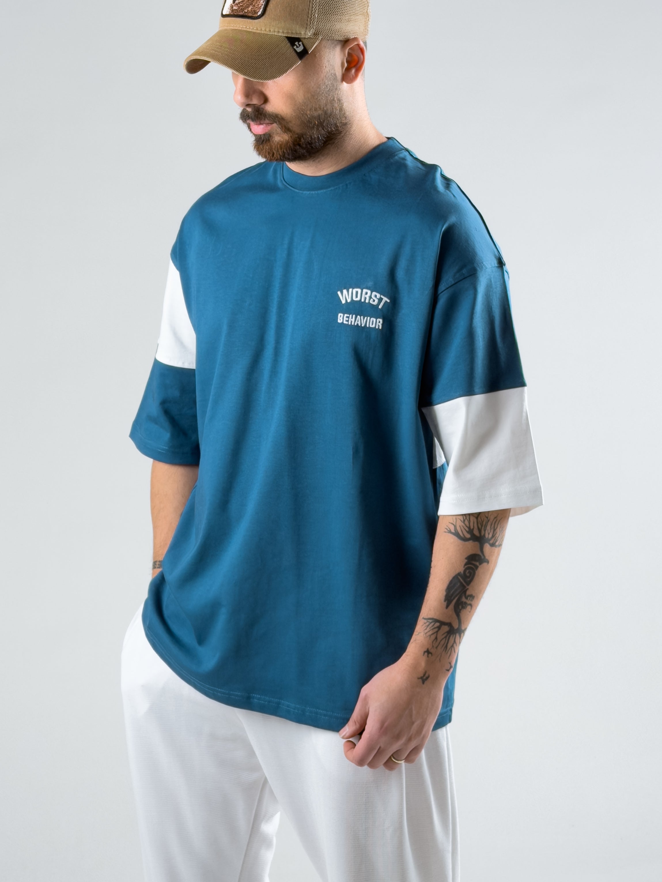 Mavi Tasarım Erkek T-Shirt COC3014