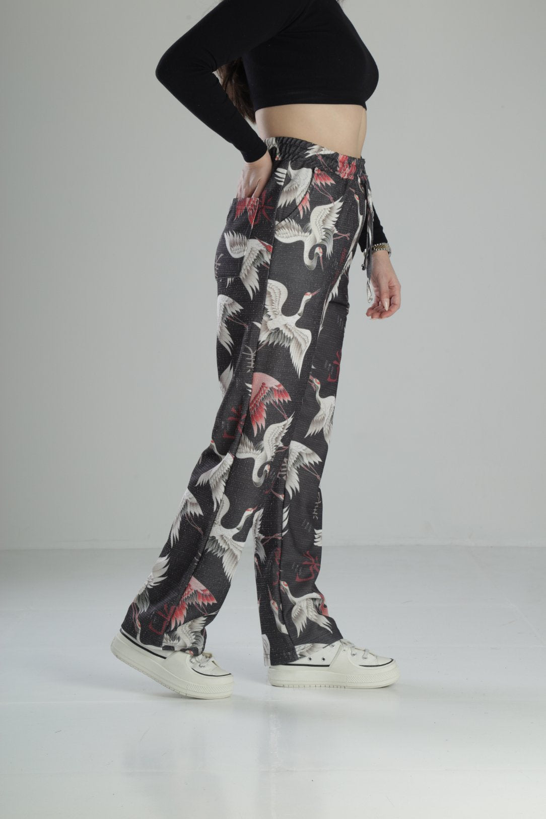 Özgürlük Desenli Baggy Pantolon COC2076