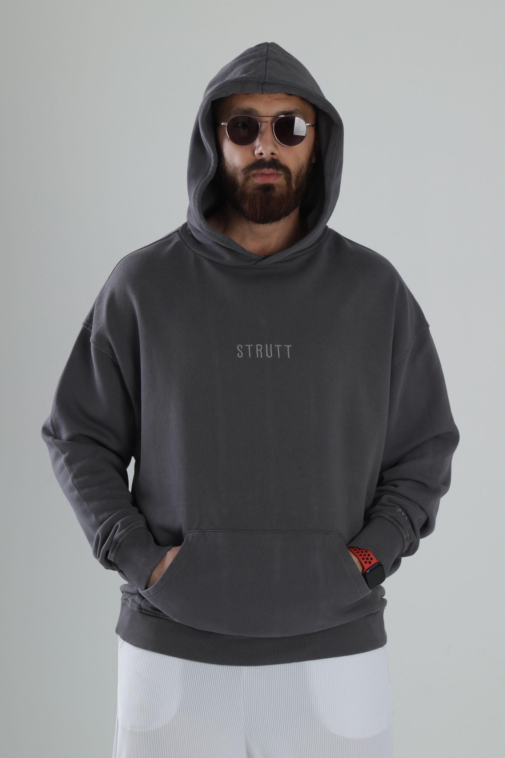 Oversize Füme Hoodie COC2065