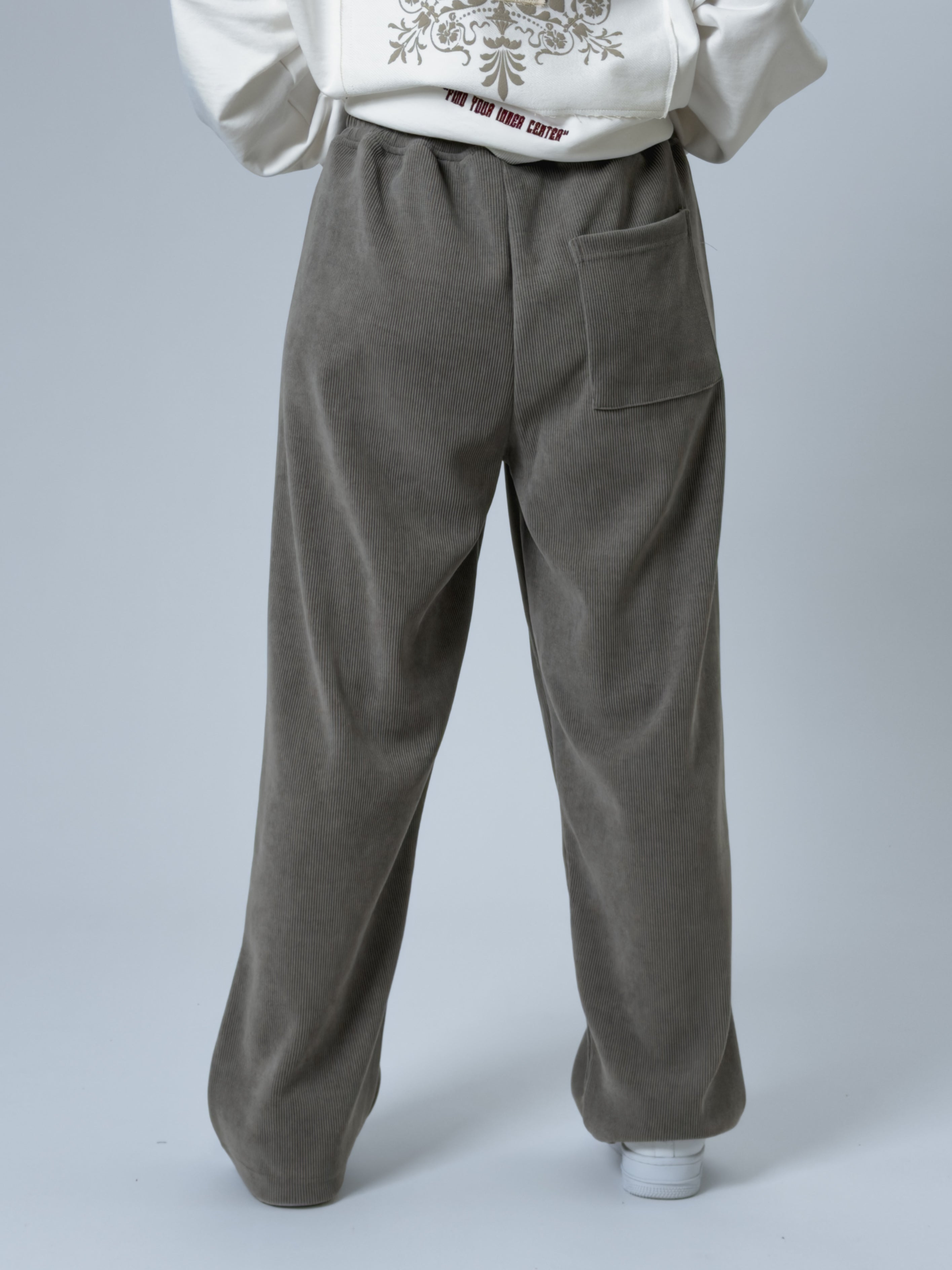 Oversize Gri Kadın Baggy Eşofman COC2532