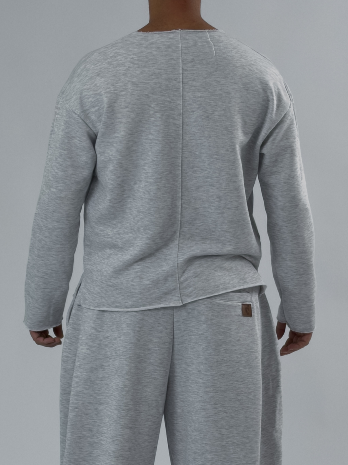 Oversize Gri Erkek Sweatshirt COC3433