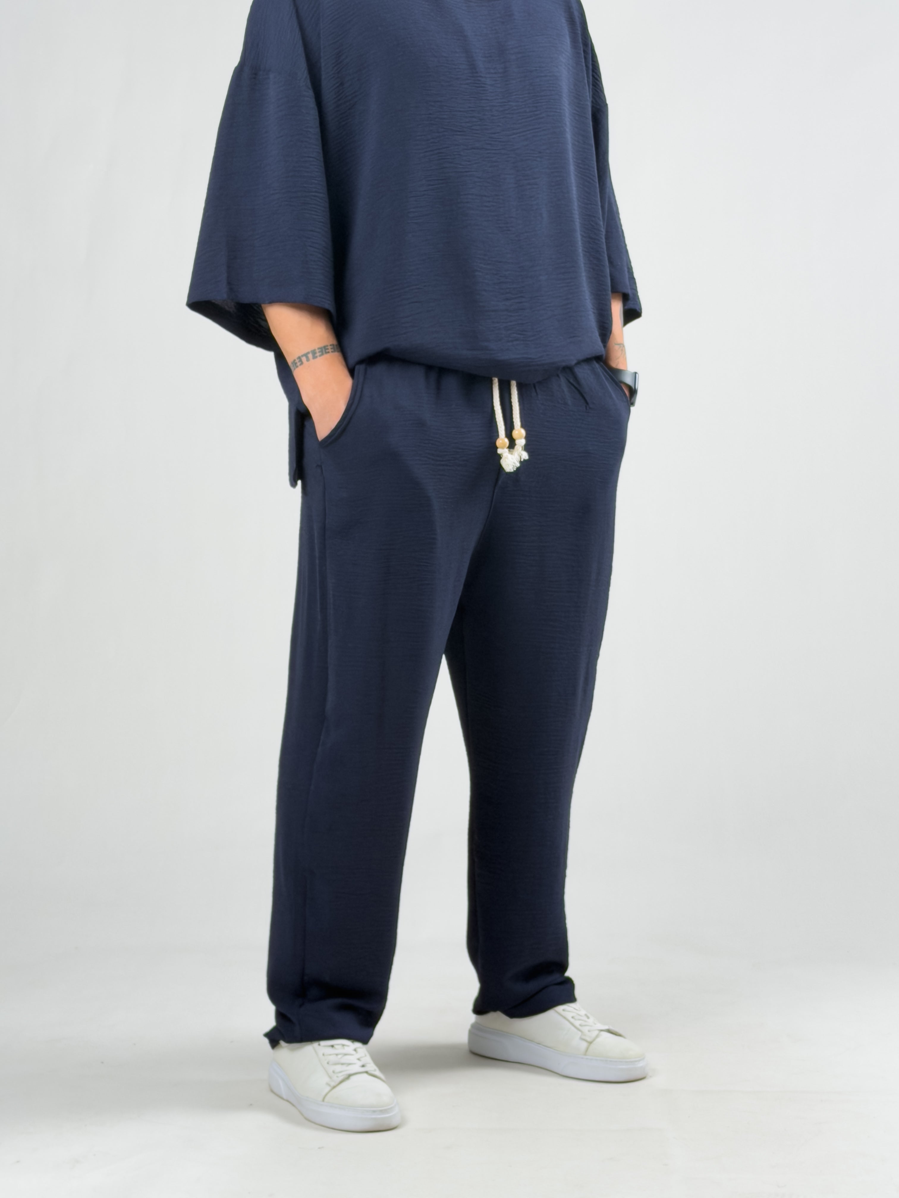 Oversize Lacivert Keten Takım COC3204