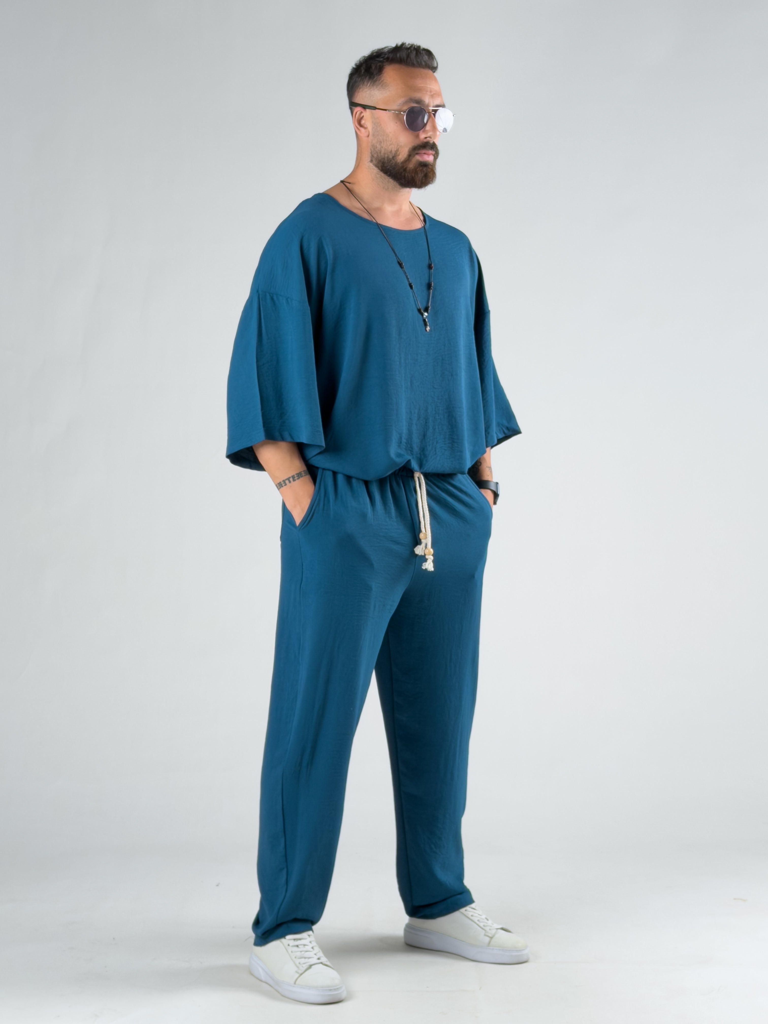 Oversize Petrol Keten Takım COC3202
