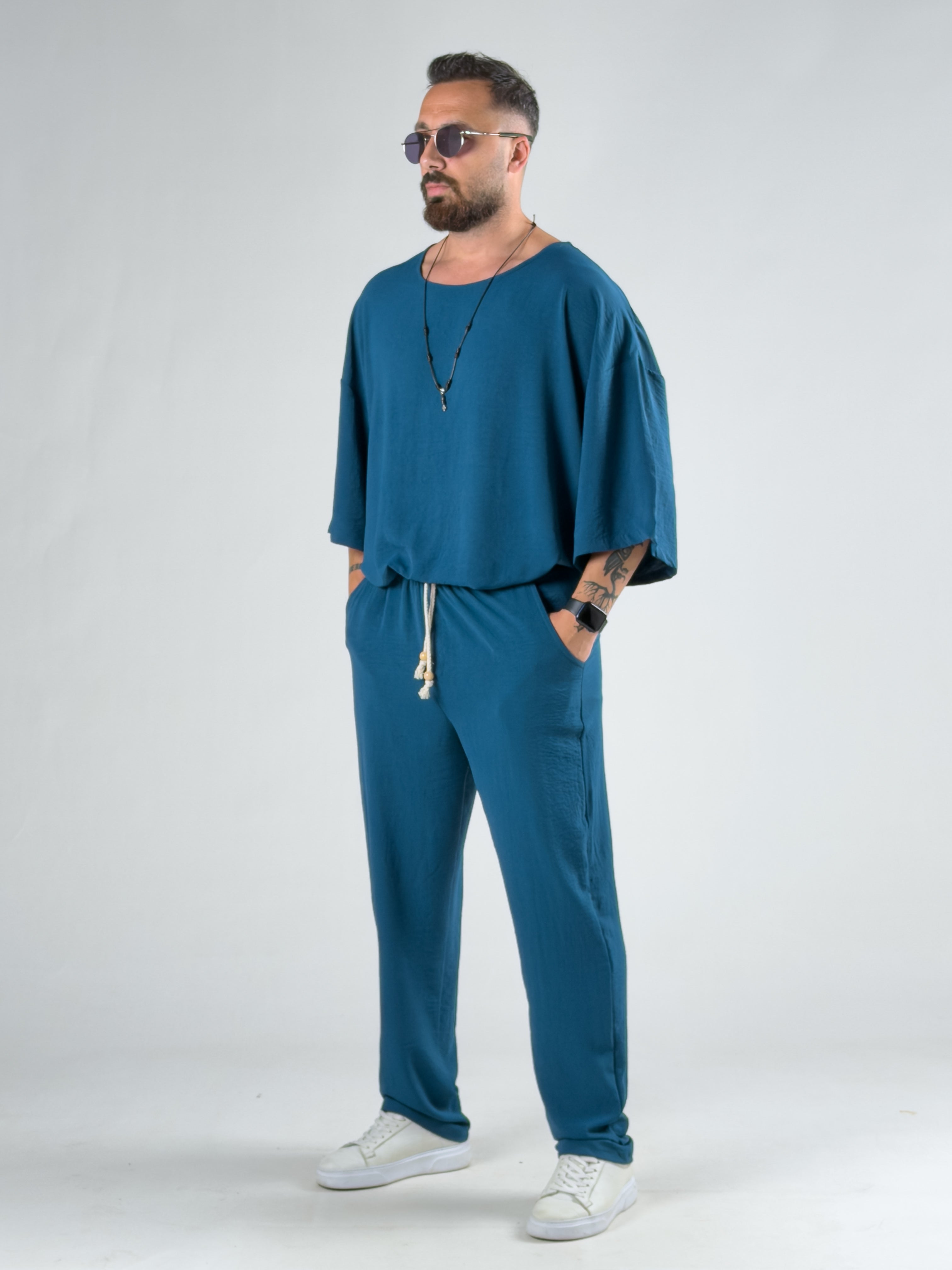 Oversize Petrol Keten Takım COC3202