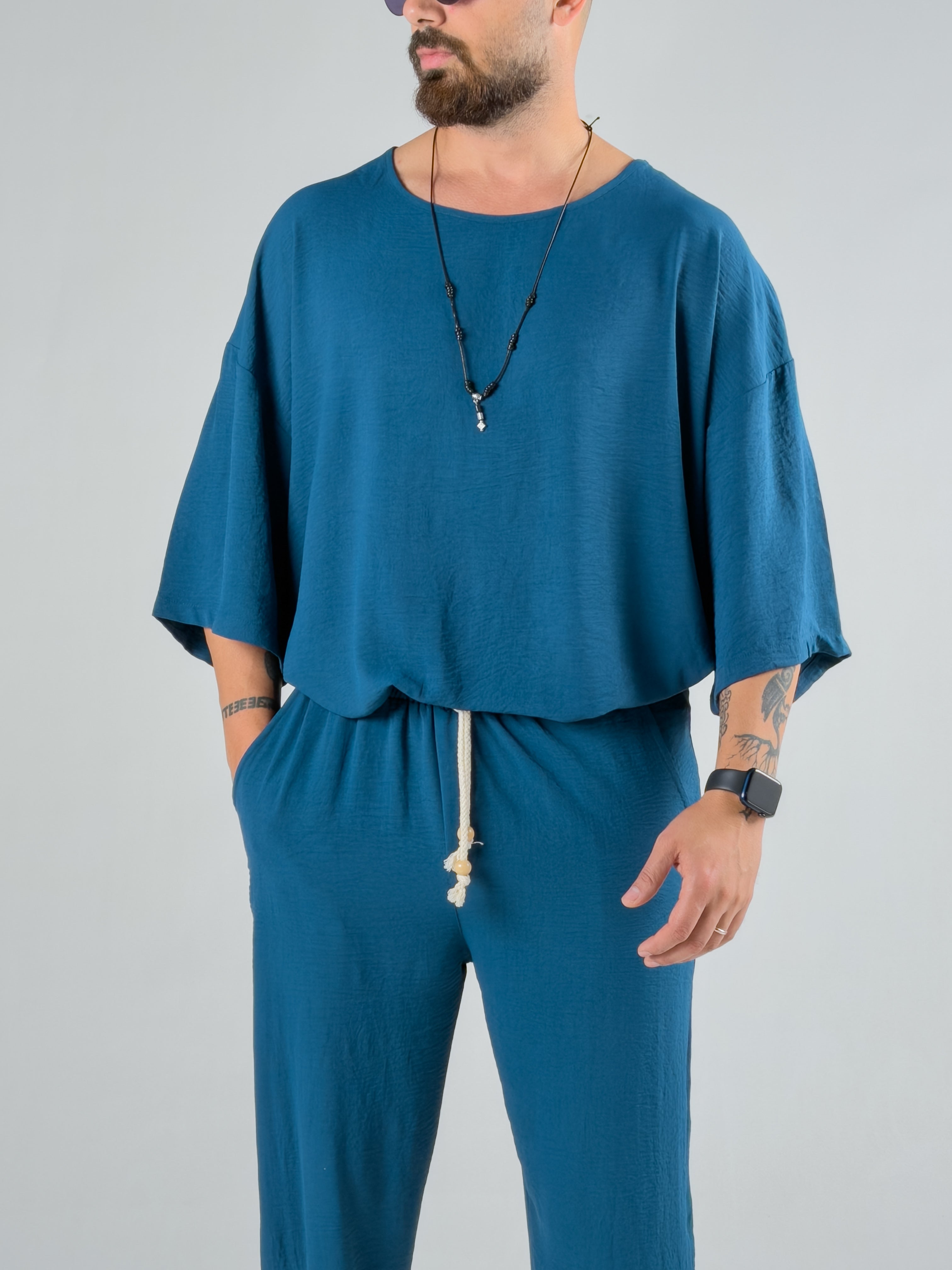 Oversize Petrol Keten Takım COC3202