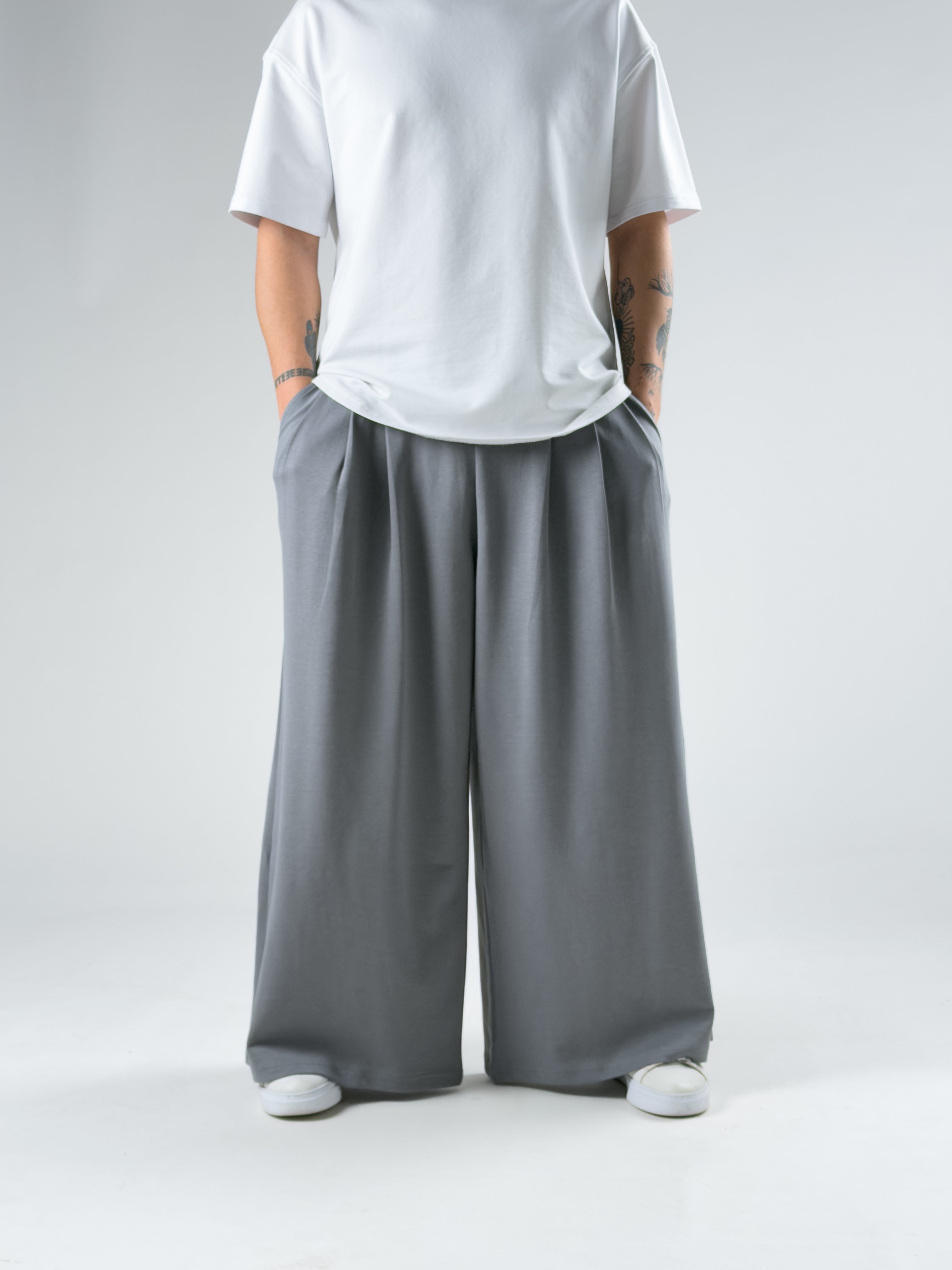 Oversize Samurai Füme Erkek Pantolon COC2906