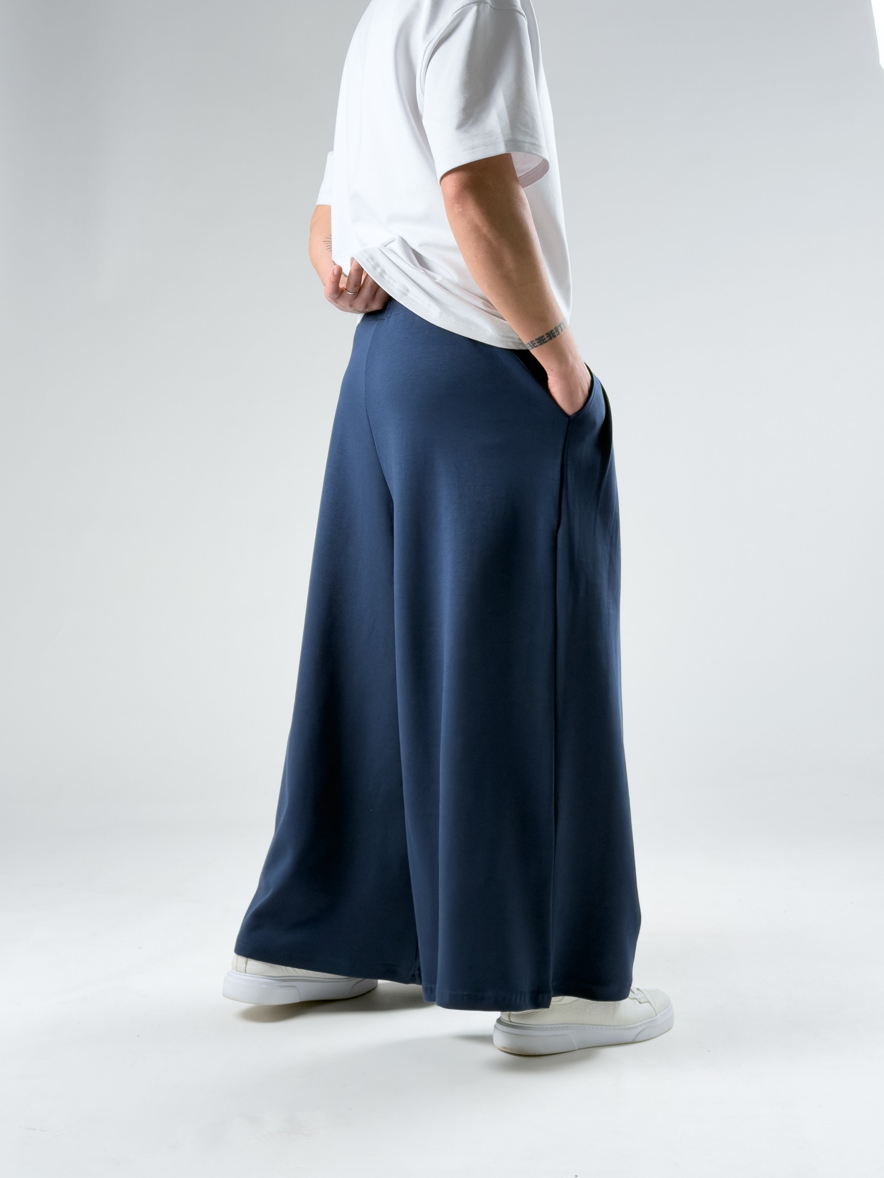 Oversize Samurai Lacivert Erkek Pantolon COC2908