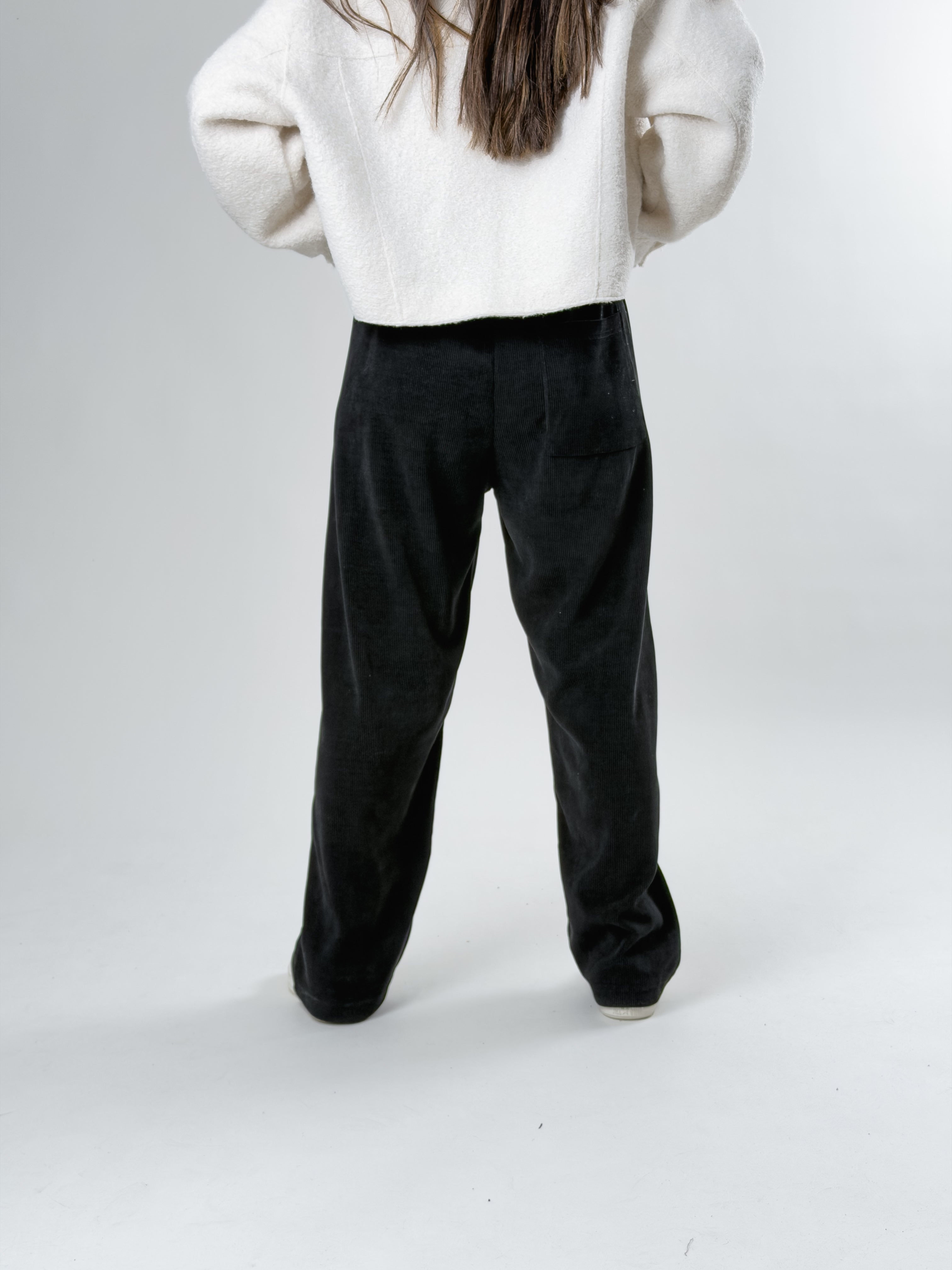 Oversize Siyah Kadın Baggy Eşofman COC2643