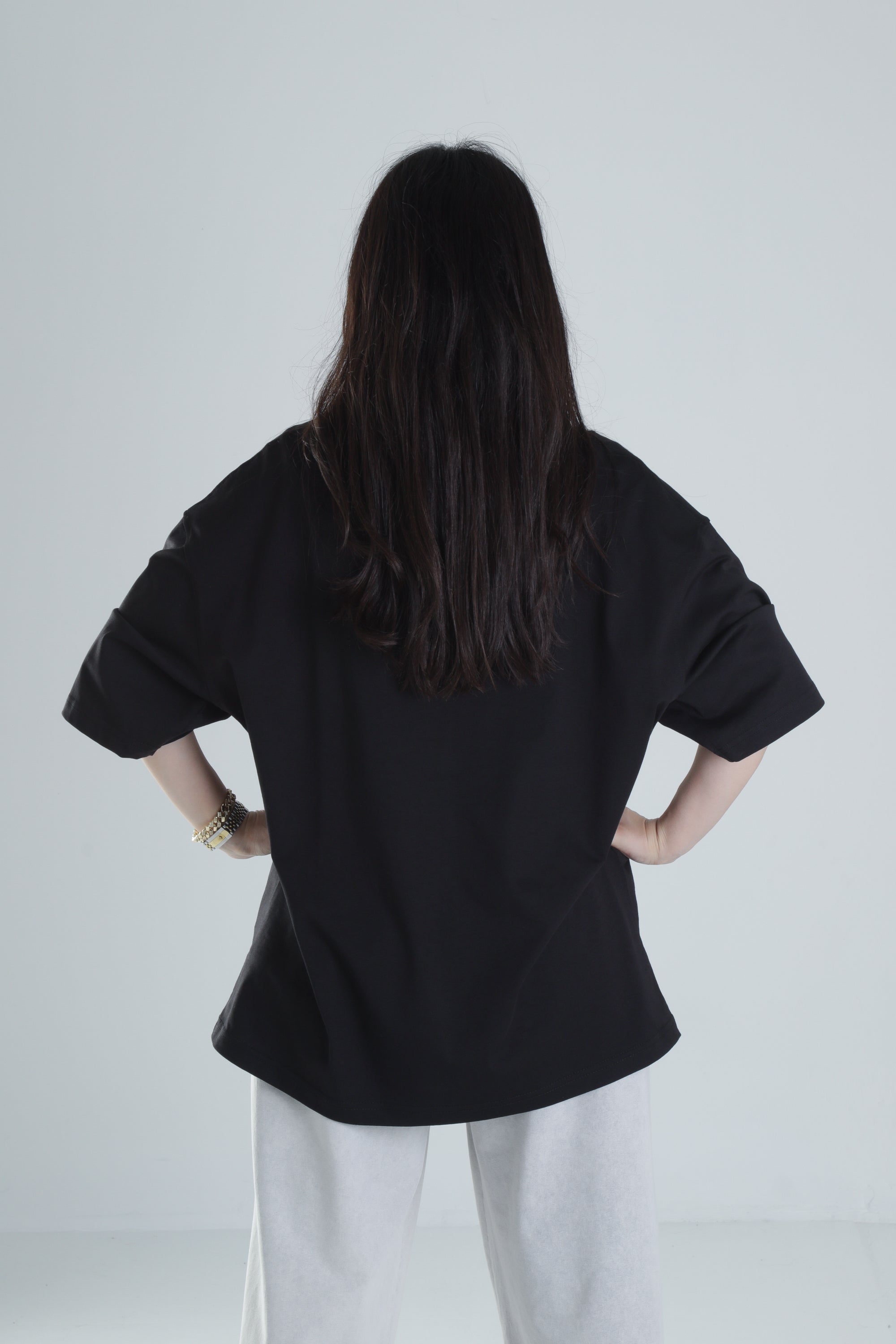 Oversize Siyah T-Shirt COC1315