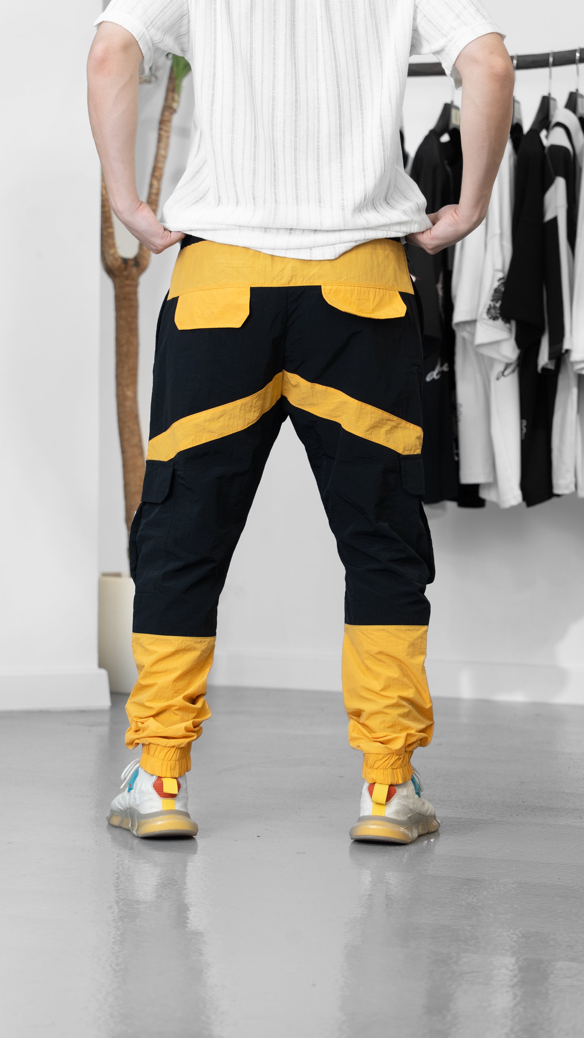 Paraşüt Kumaş Sarı Jogger COC1225